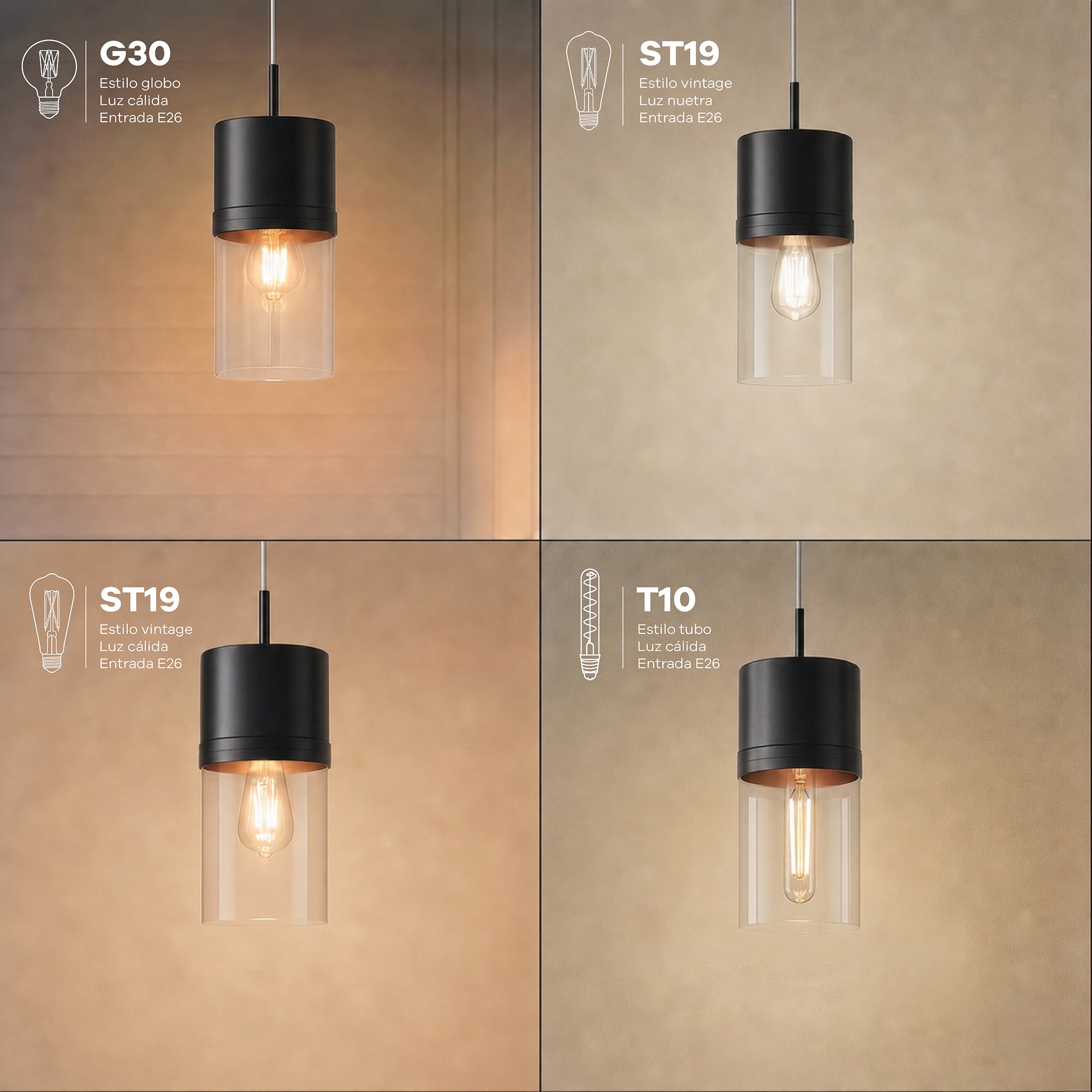 Athena Pendant in 1-Light / Matte Black, Attribute Detail View 5.