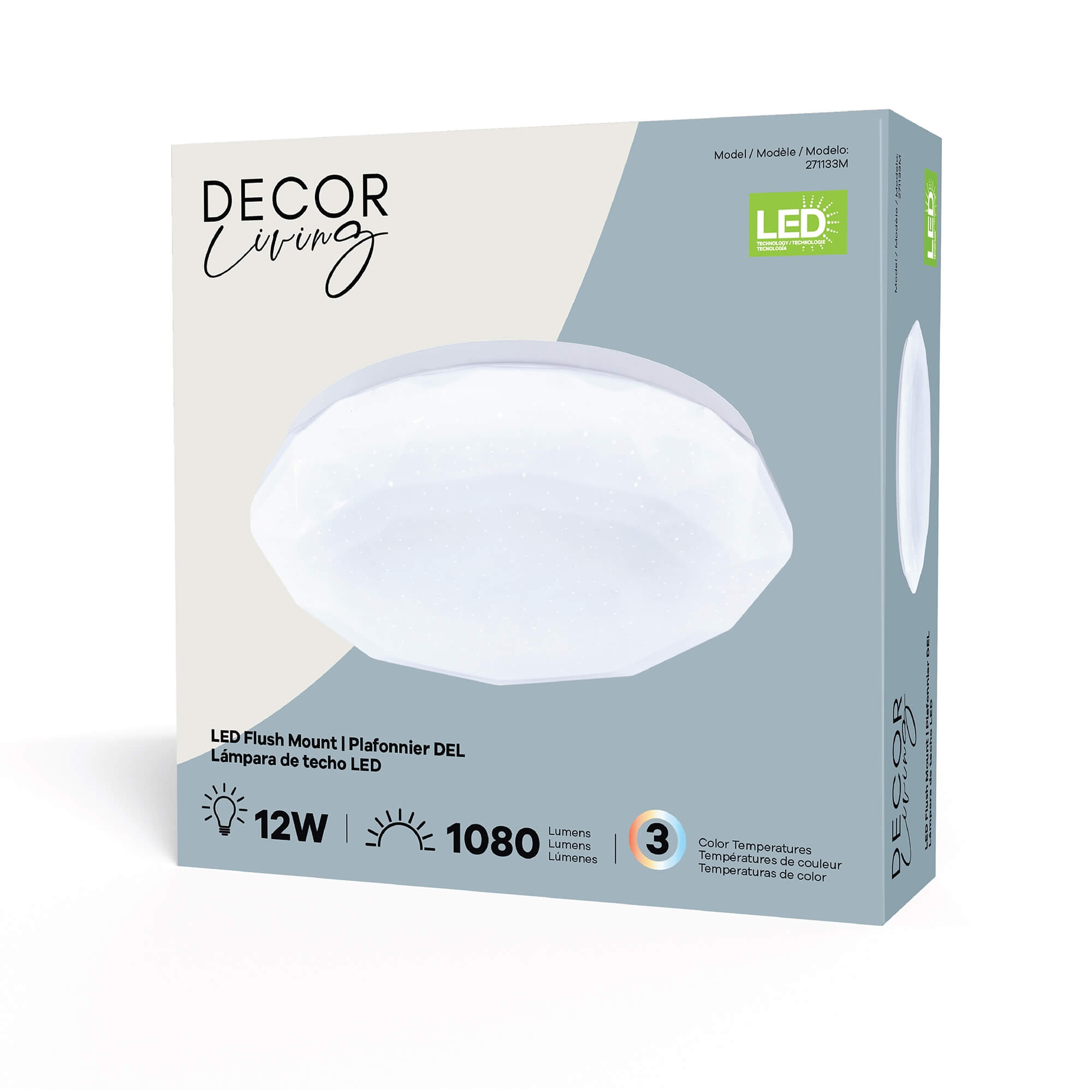 Geo LED Flushmount