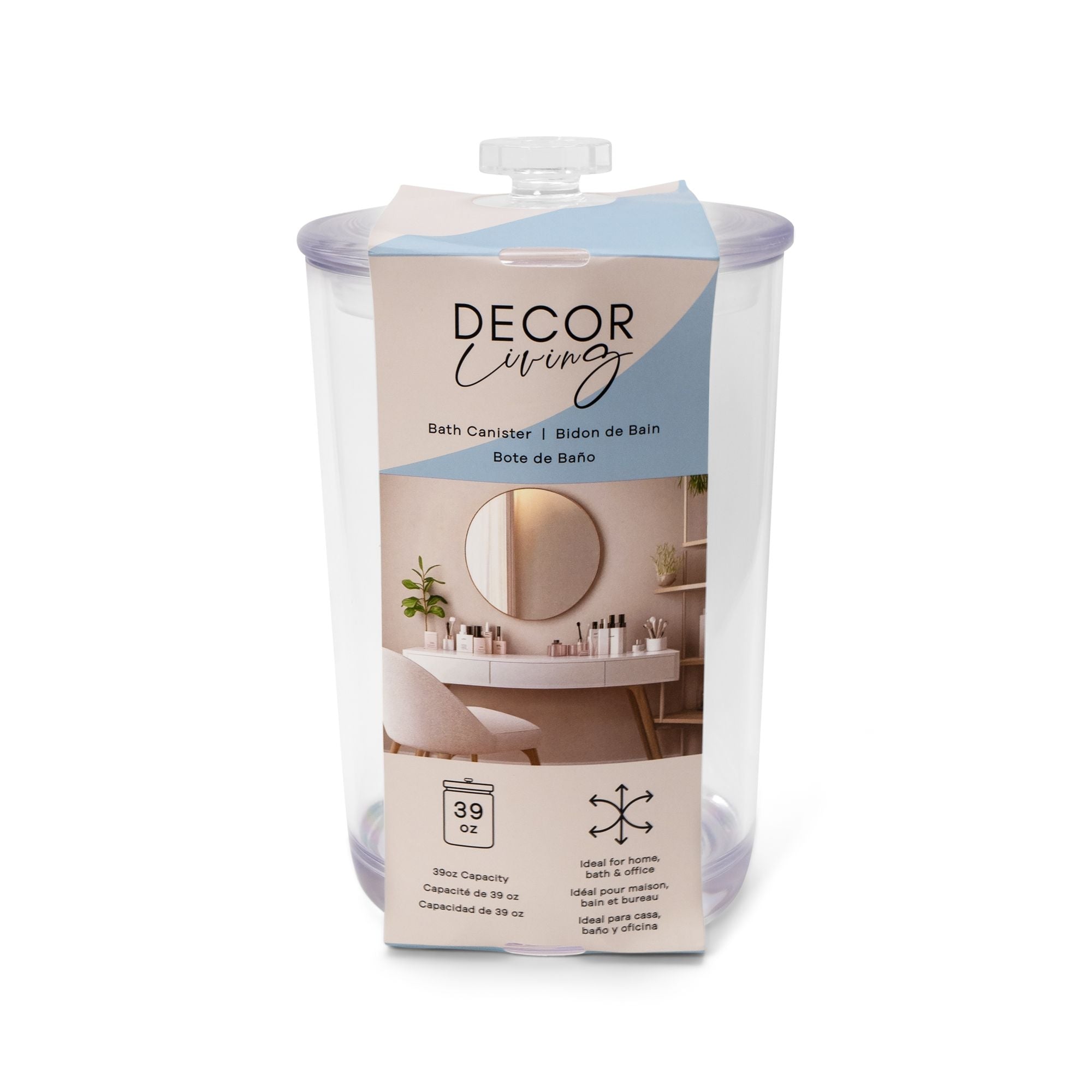 Jason Bath Canister, Packaging View.