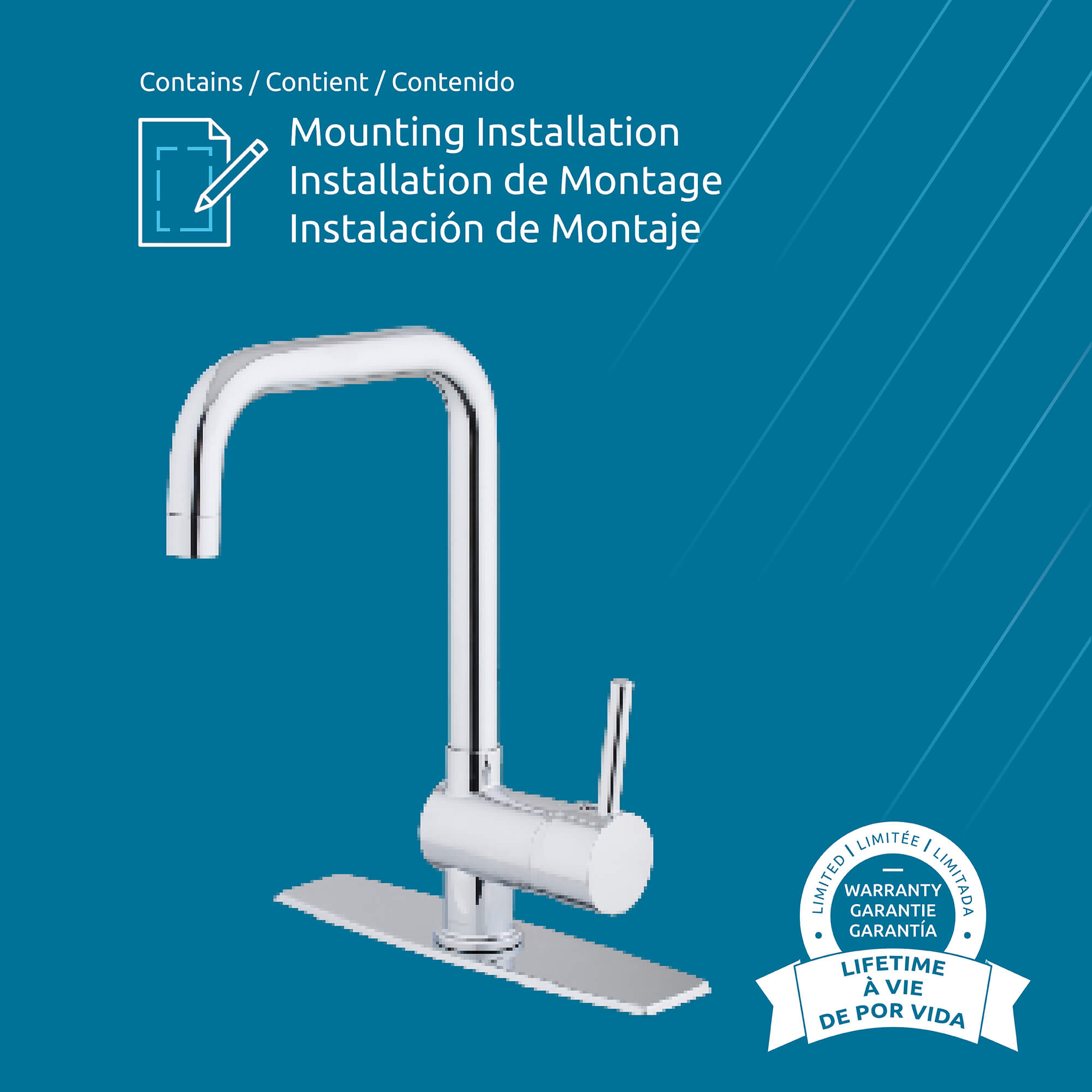 Moses 1-Handle Kitchen Faucet