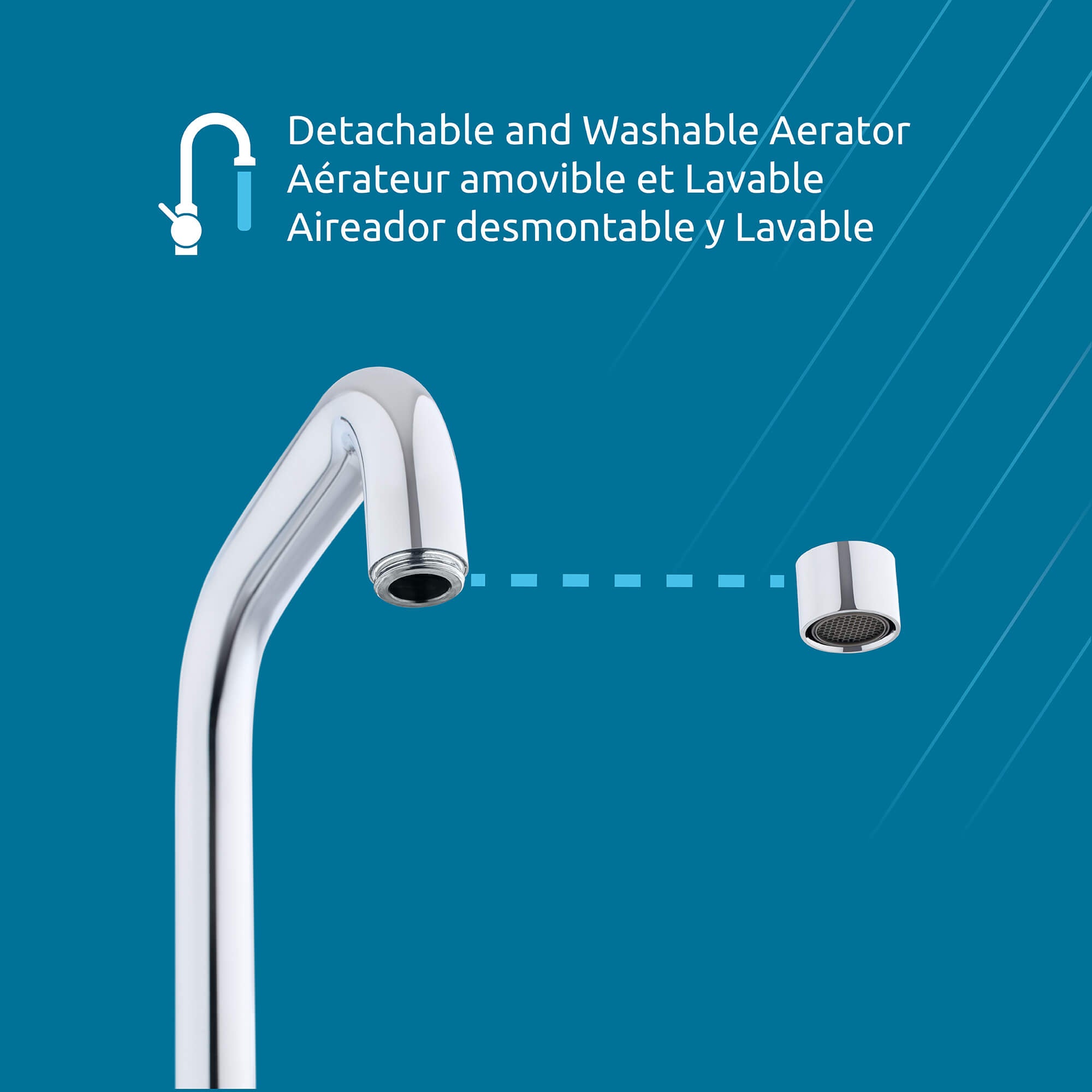 Moses 1-Handle Kitchen Faucet
