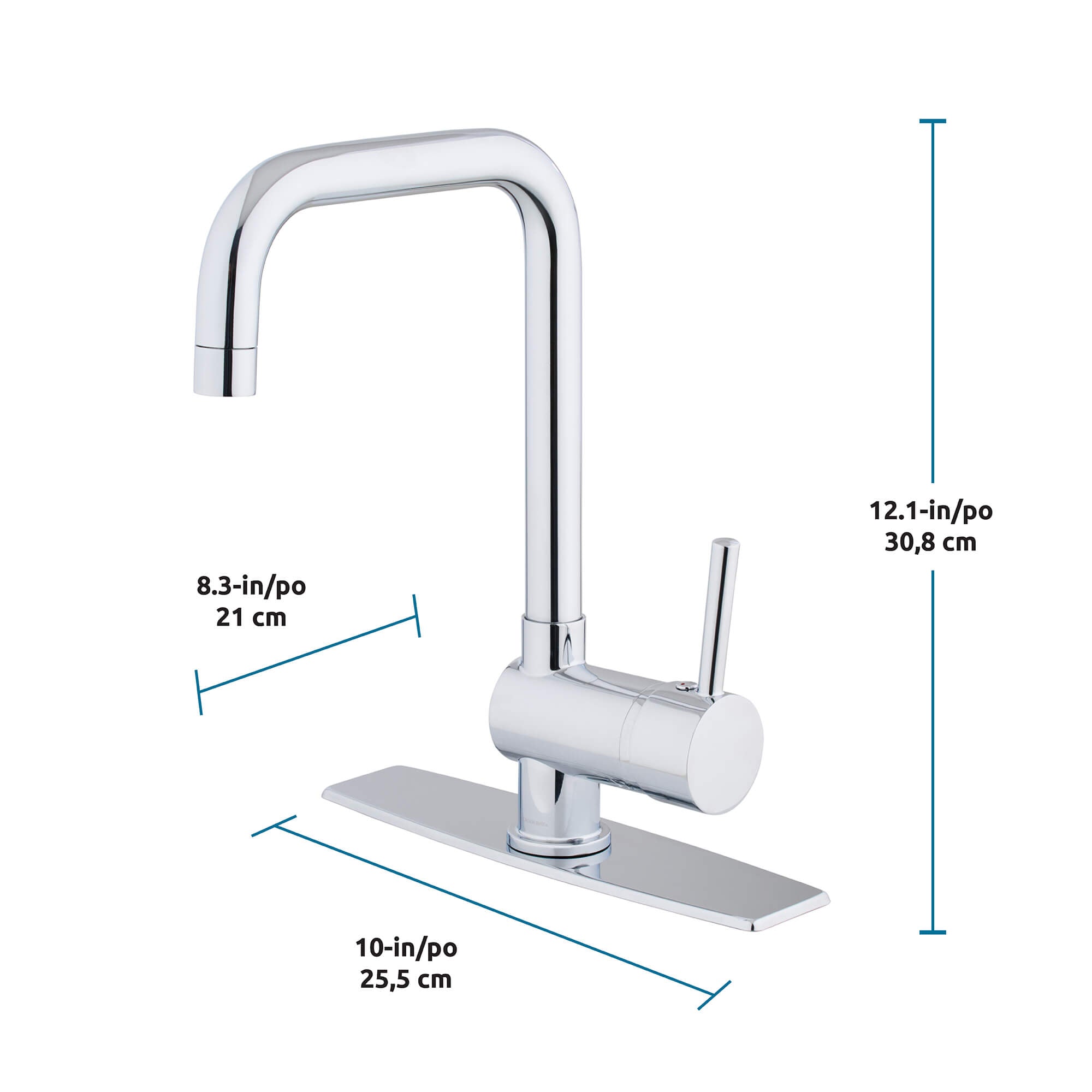 Moses 1-Handle Kitchen Faucet