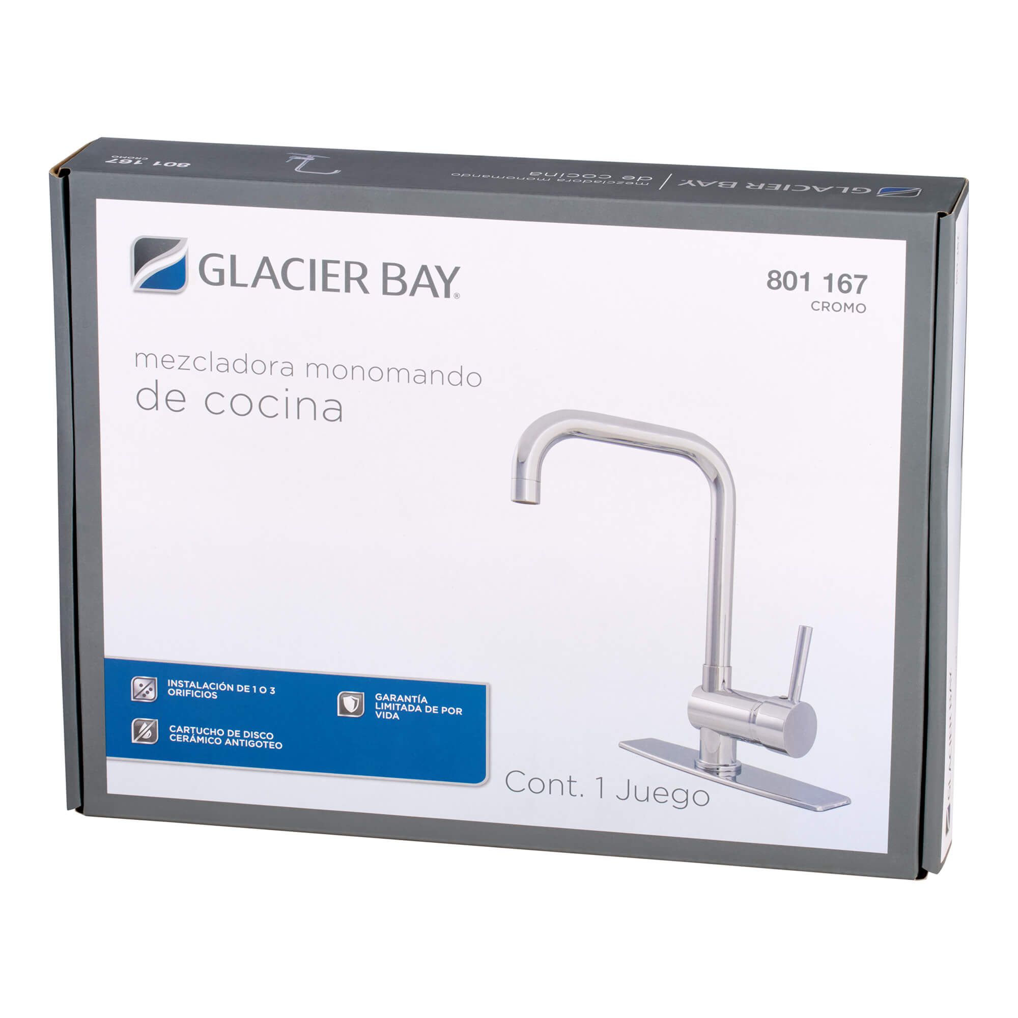 Moses 1-Handle Kitchen Faucet