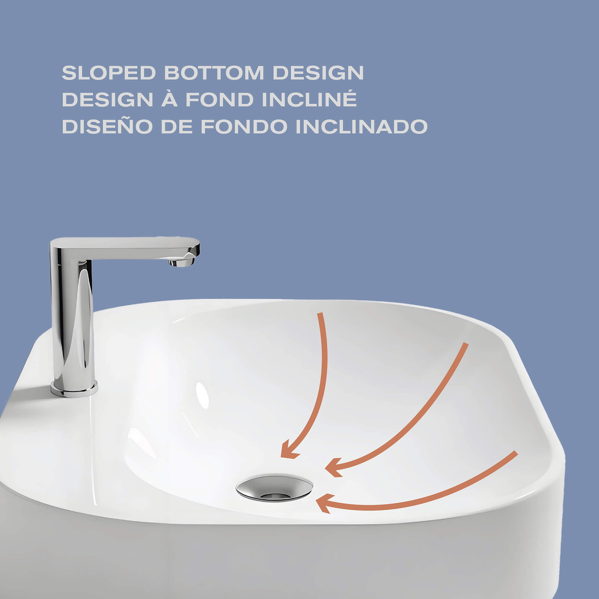 Willow Set White Ceramic Basin & Single Handle Bathroom Faucet & Pop-Up Drain