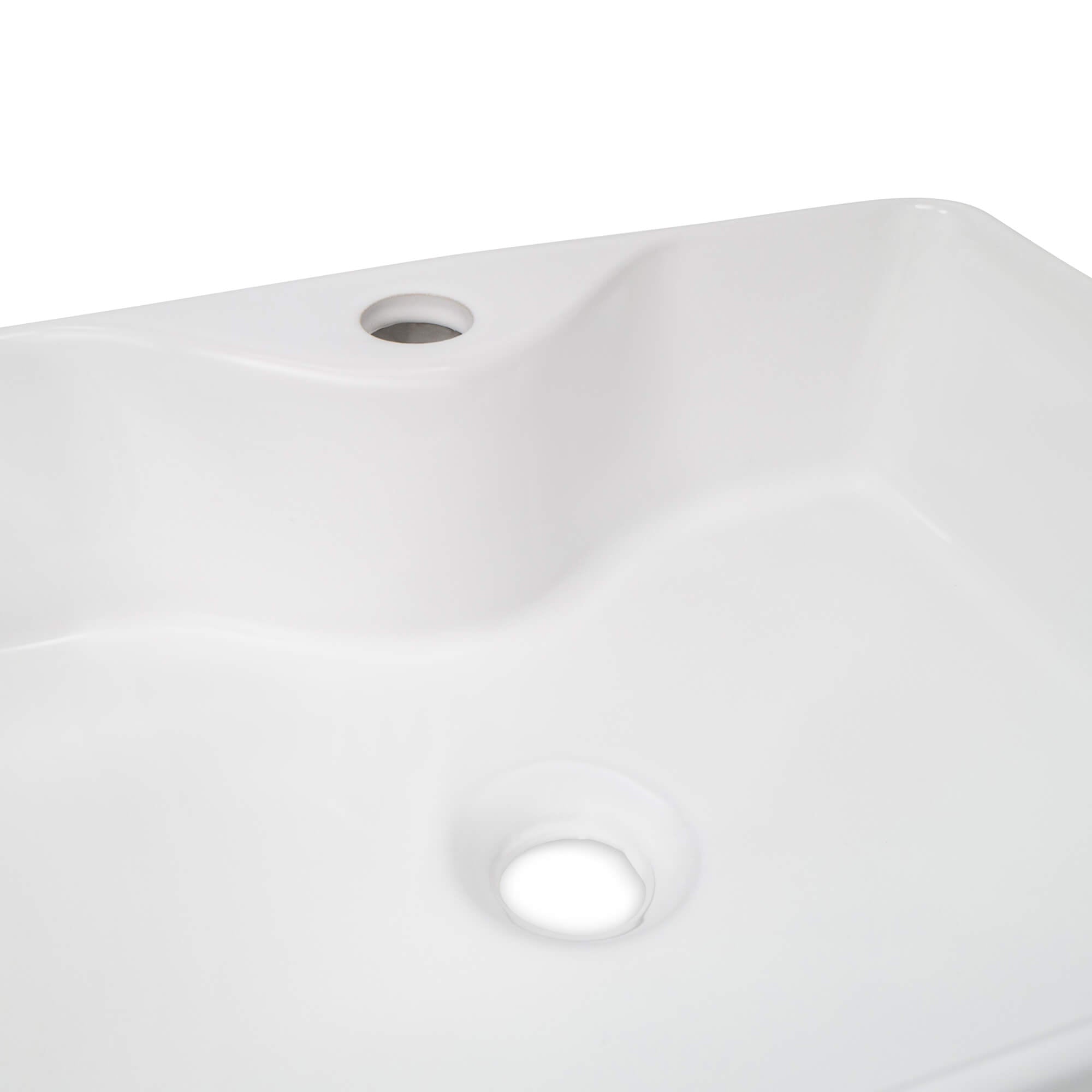 Alia Rectangular Ceramic Basin