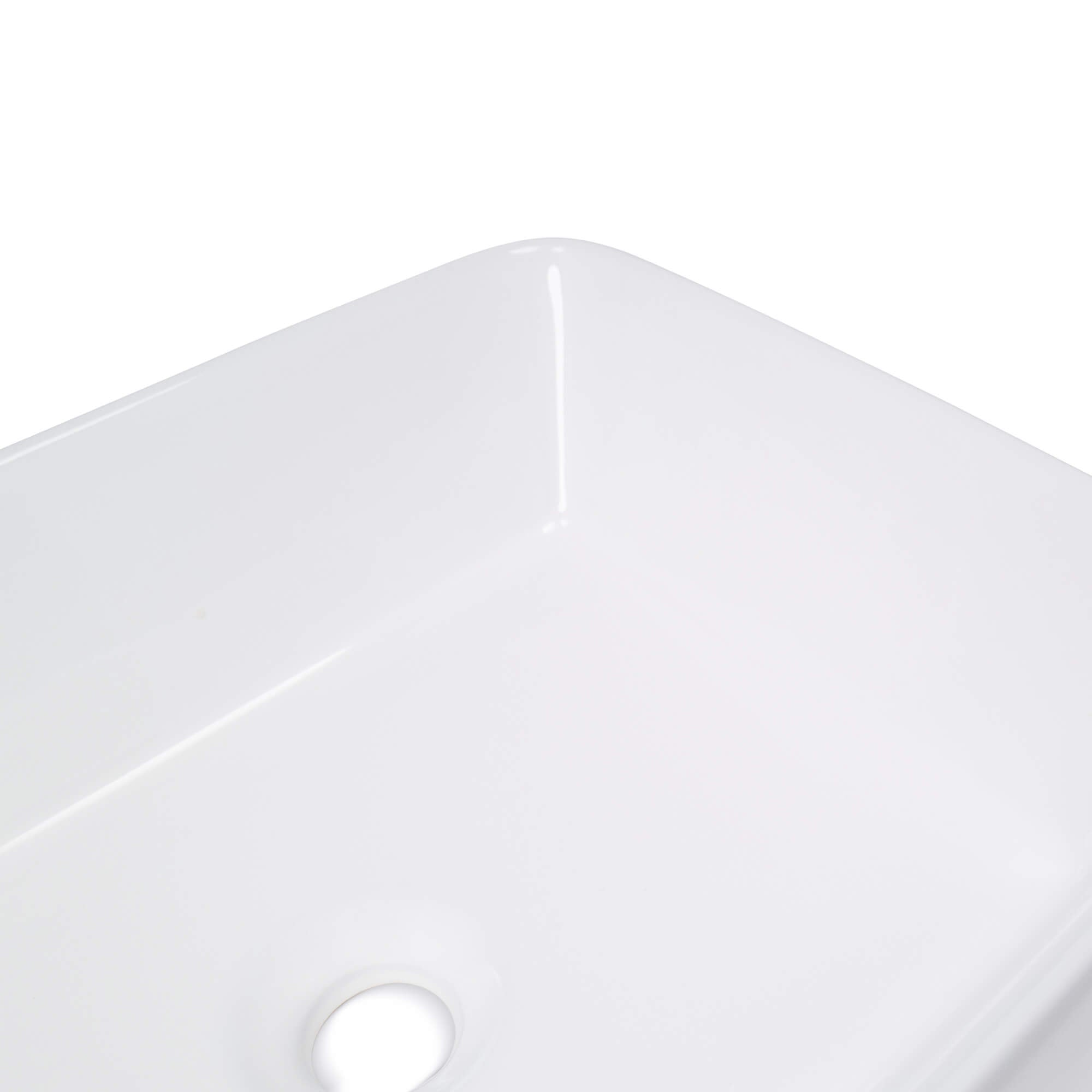 Jax Rectangular Ceramic Basin