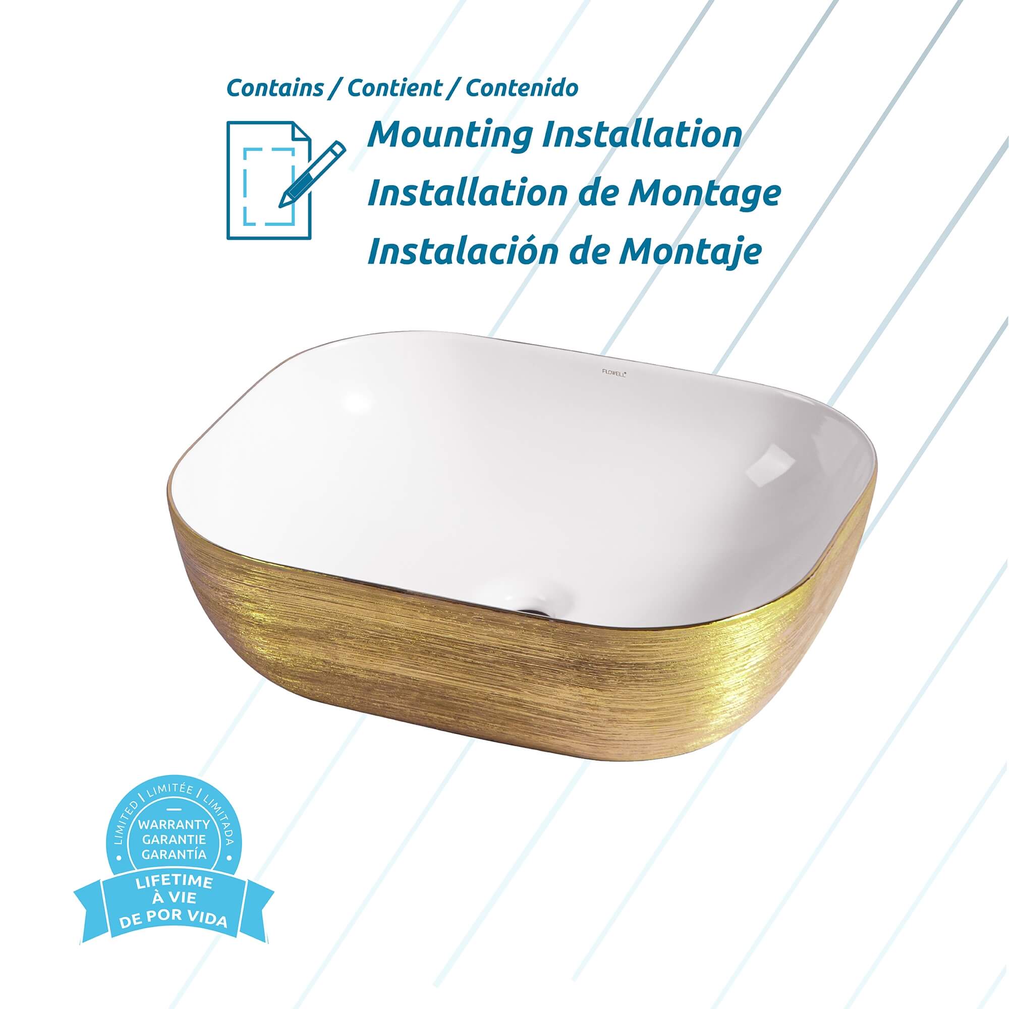 Rodas Ceramic Basin, attribute detail view 1.