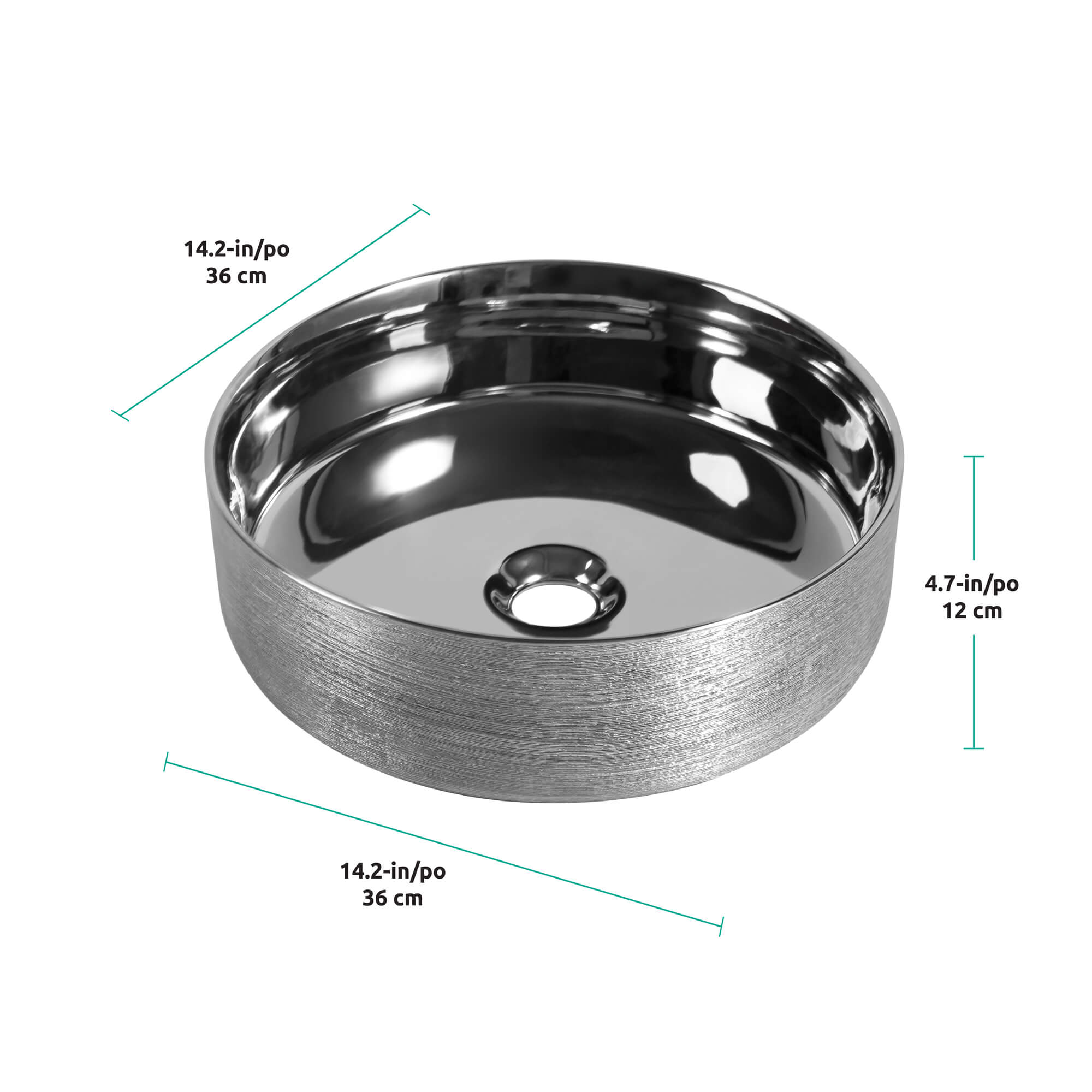 Neuss Round Ceramic Basin