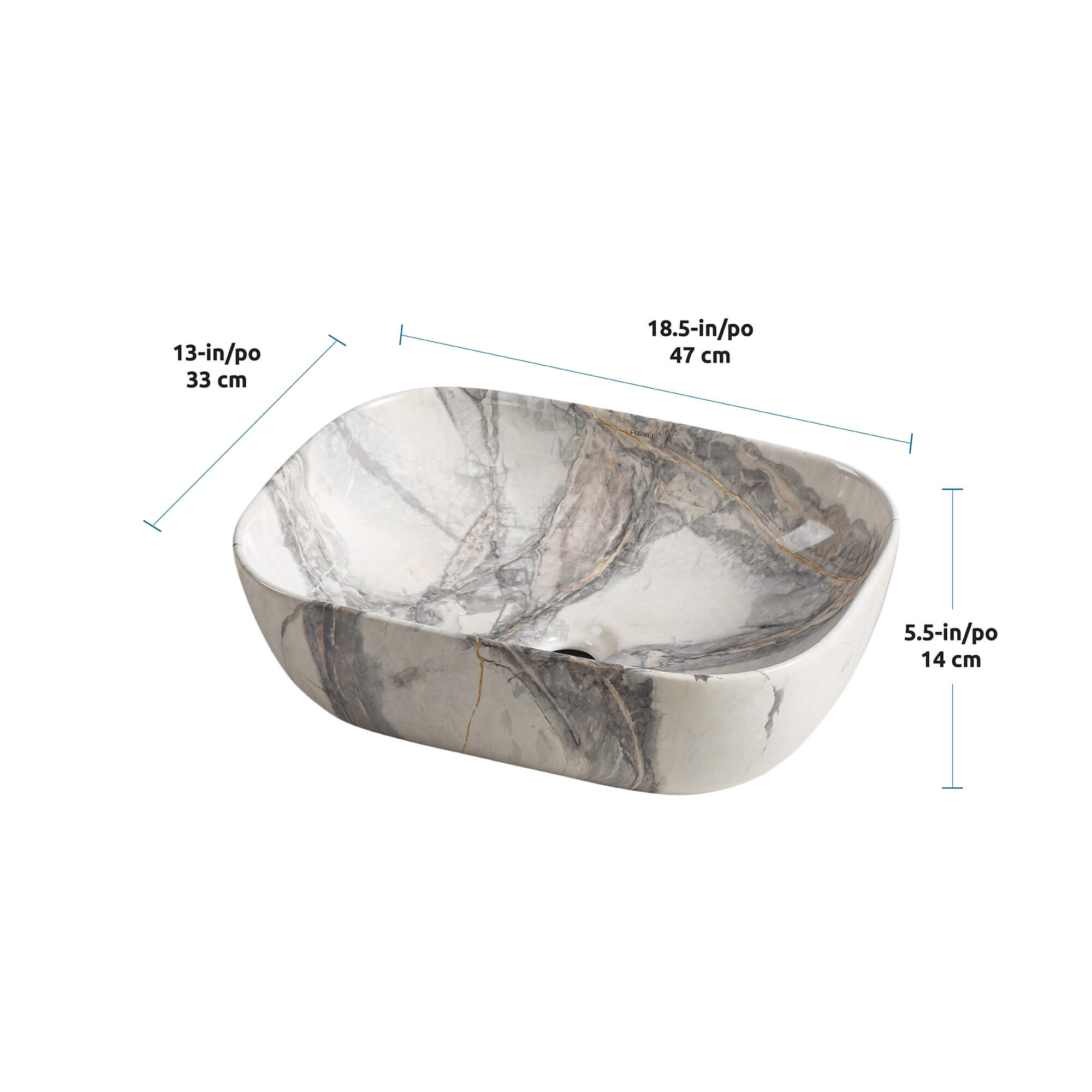 Hydra Ceramic Basin