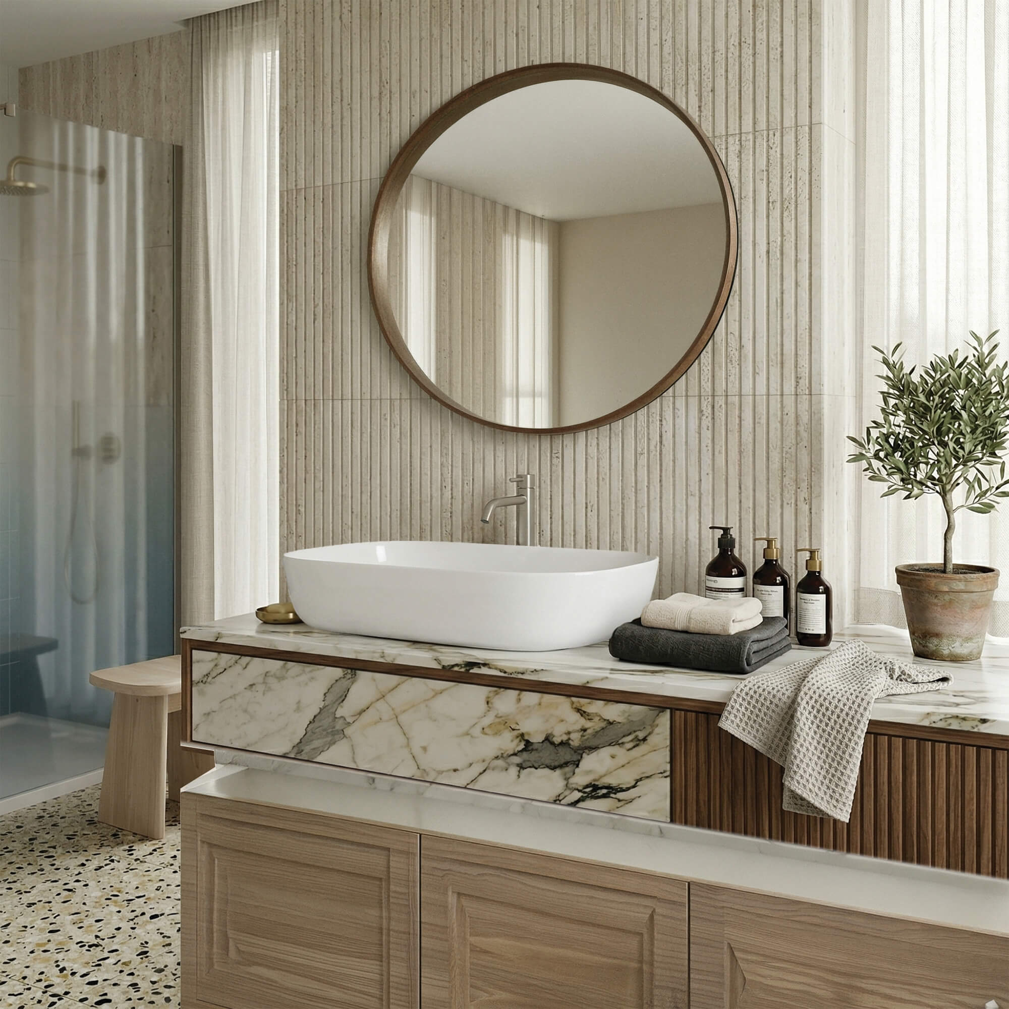 Venezia Rectangular Ceramic Basin