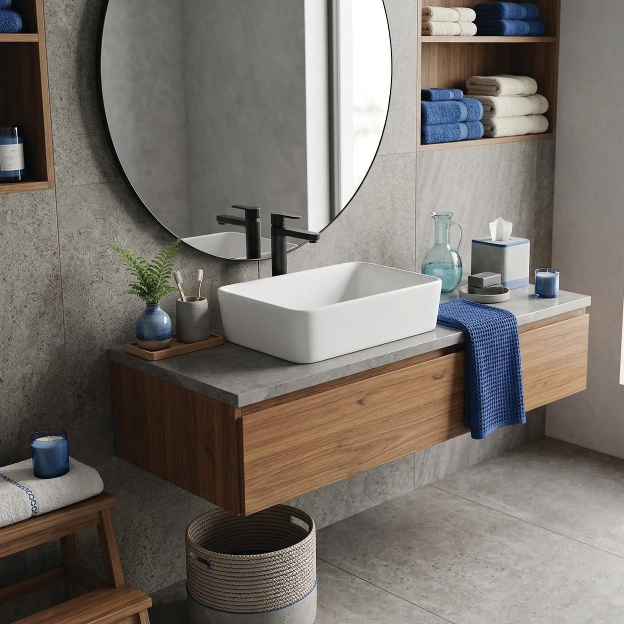 Scolca Rectangular Ceramic Basin