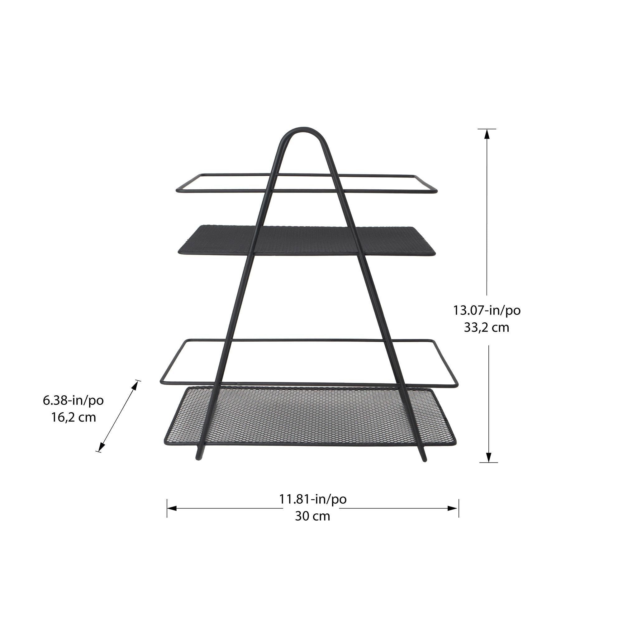 Brego 2-Tier Spa Tower Rectangle Vanity Tray