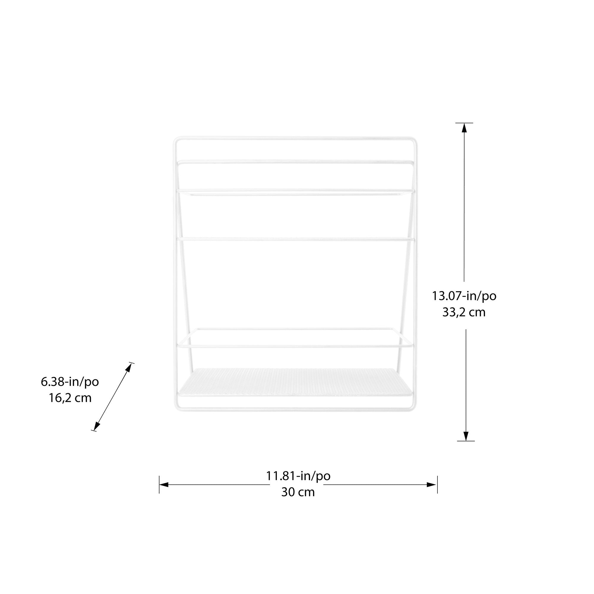 Morween 2-Tier Rectangle Spa Tower Vanity Tray 2