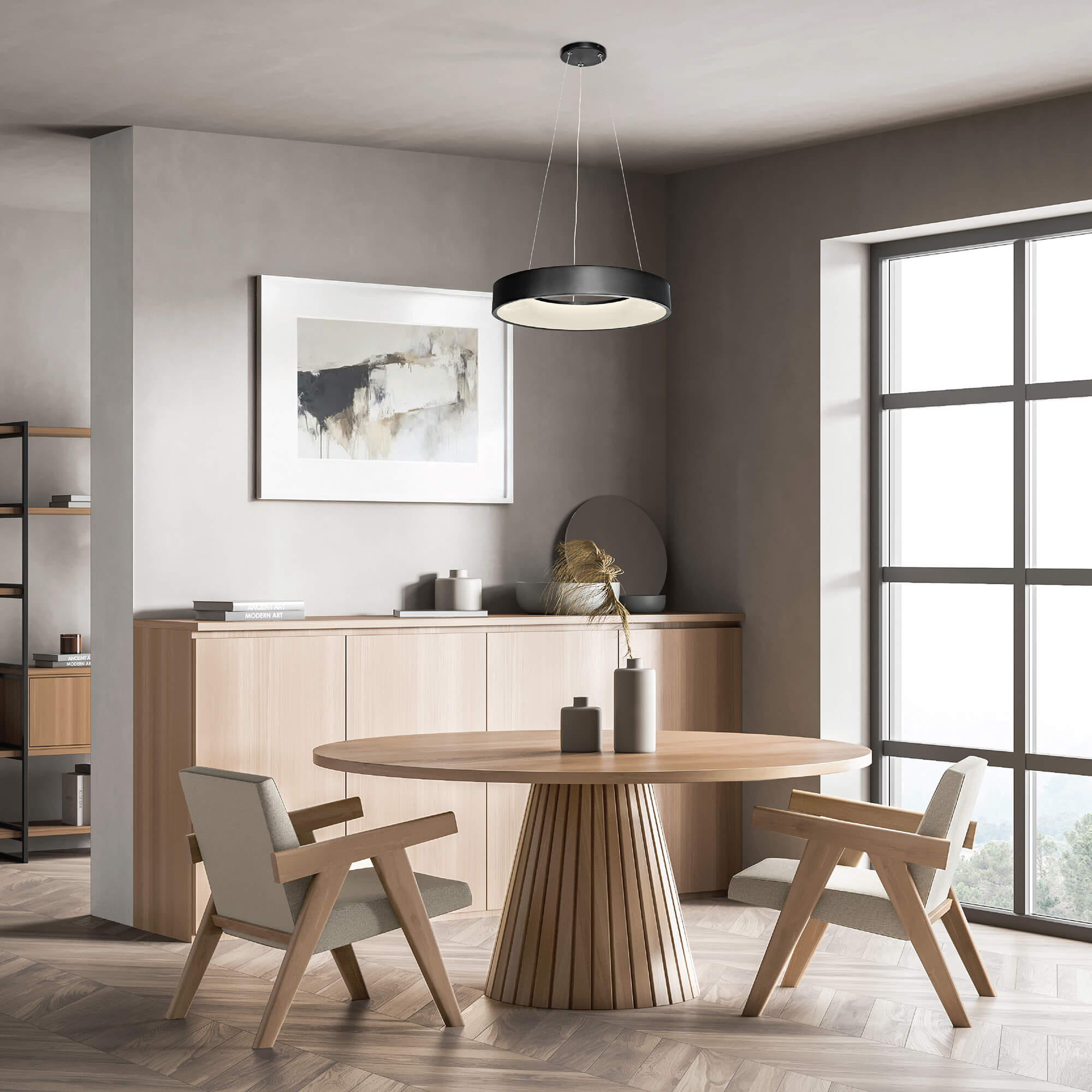 Alida LED Chandelier, Lifestyle View.