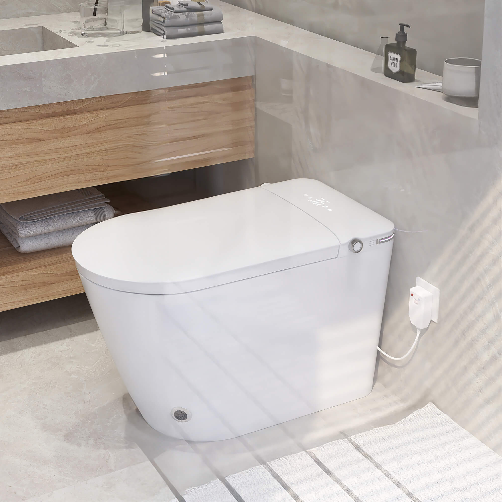 Pixel One-Piece Smart Toilet
