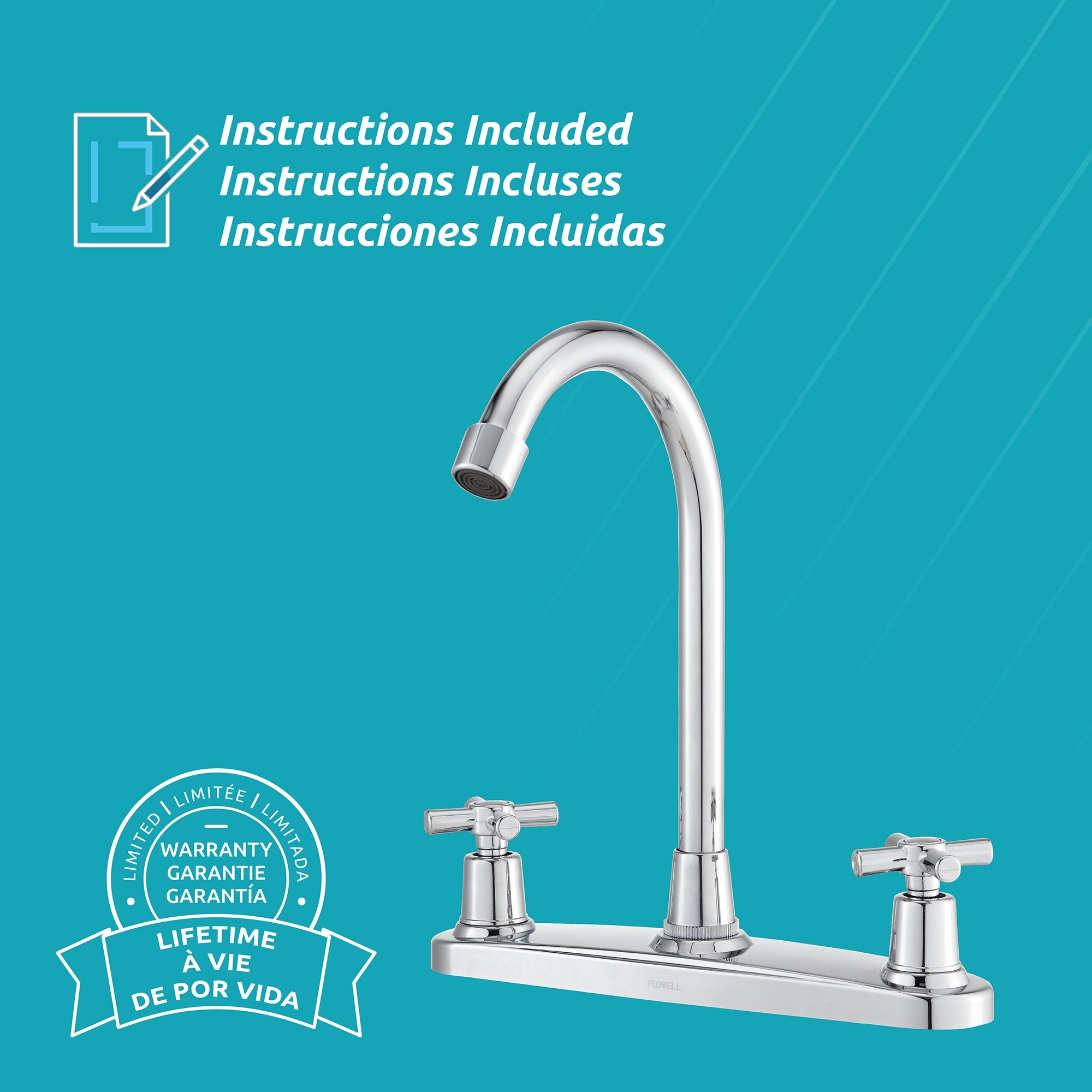 Melissa 2-Handle Kitchen Faucet