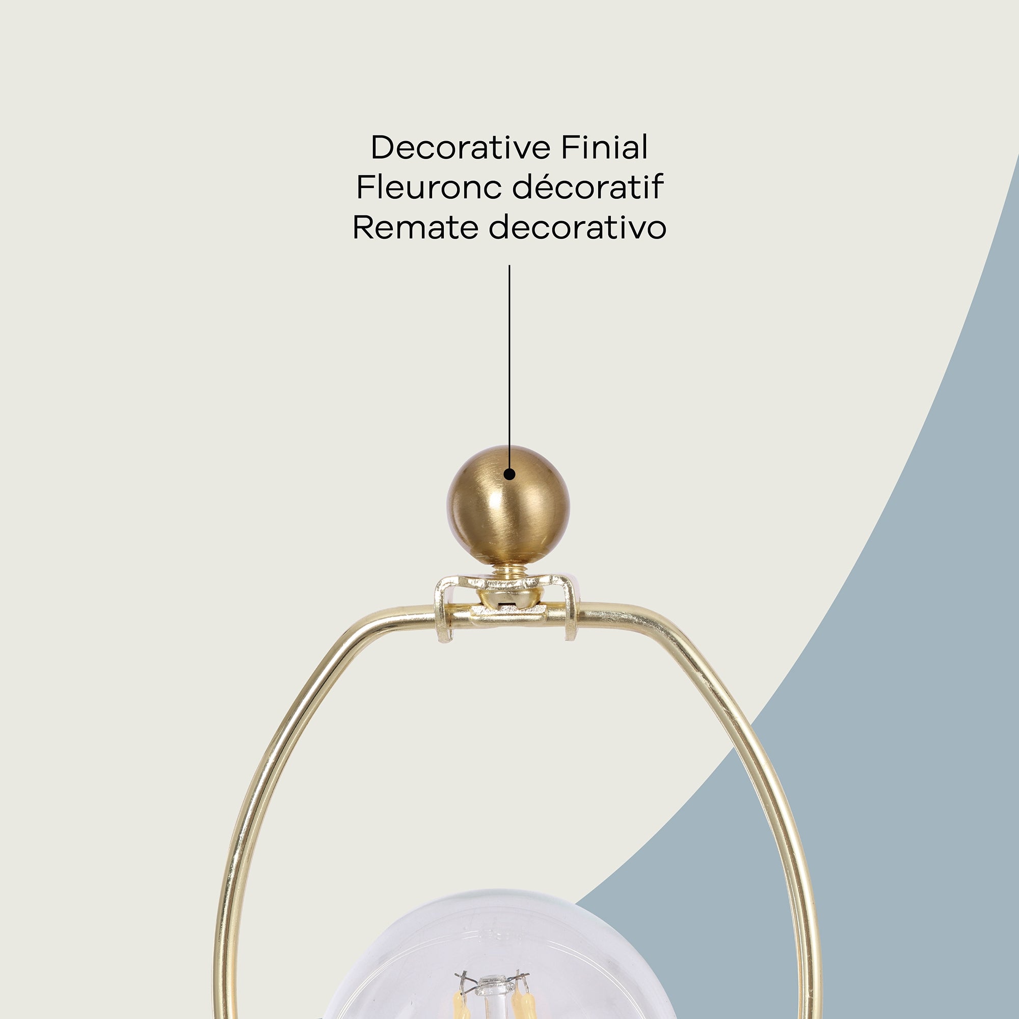 Bali 1-Light Floor Lamp, Attribute Detail View 2.