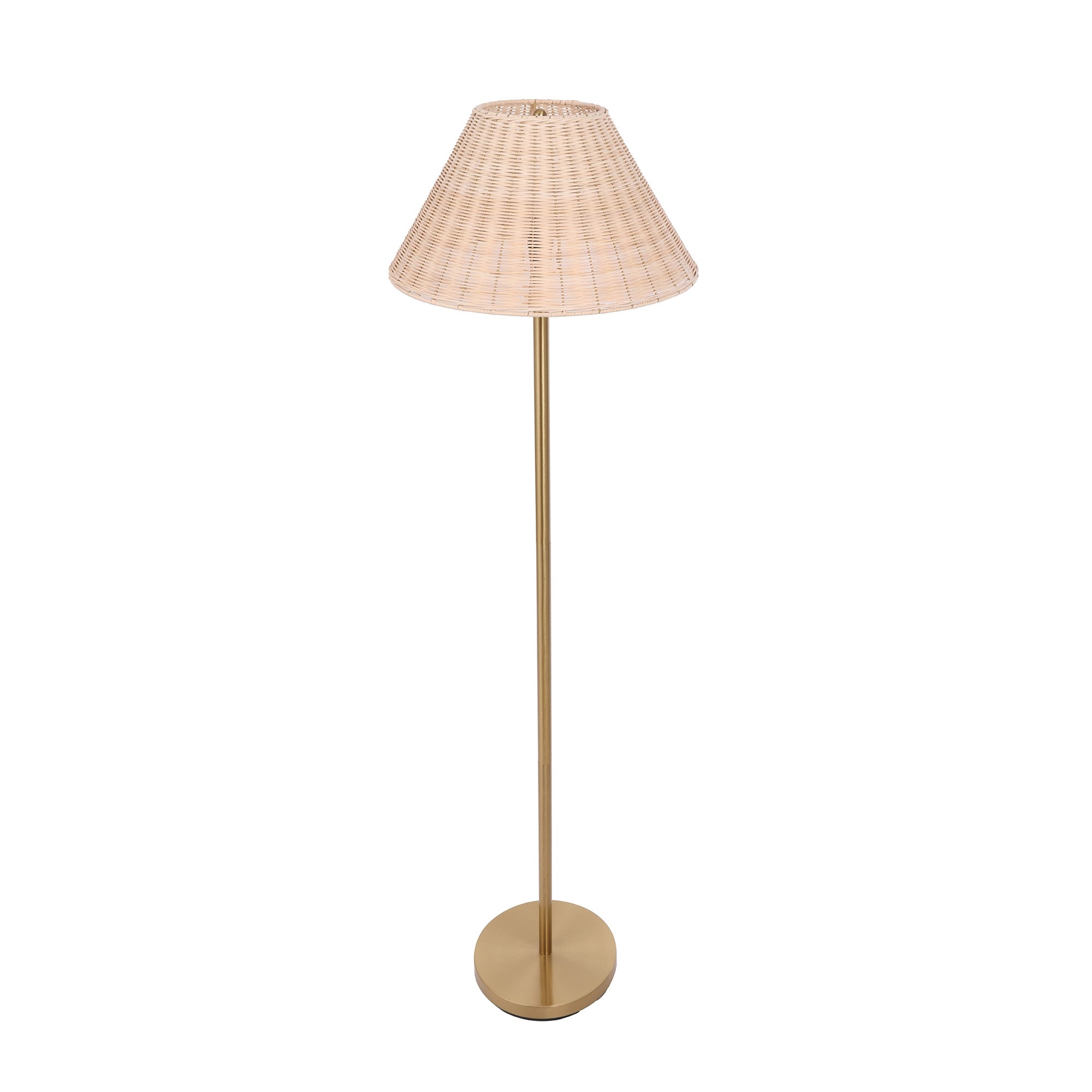 Bali 1-Light Floor Lamp, Side View.