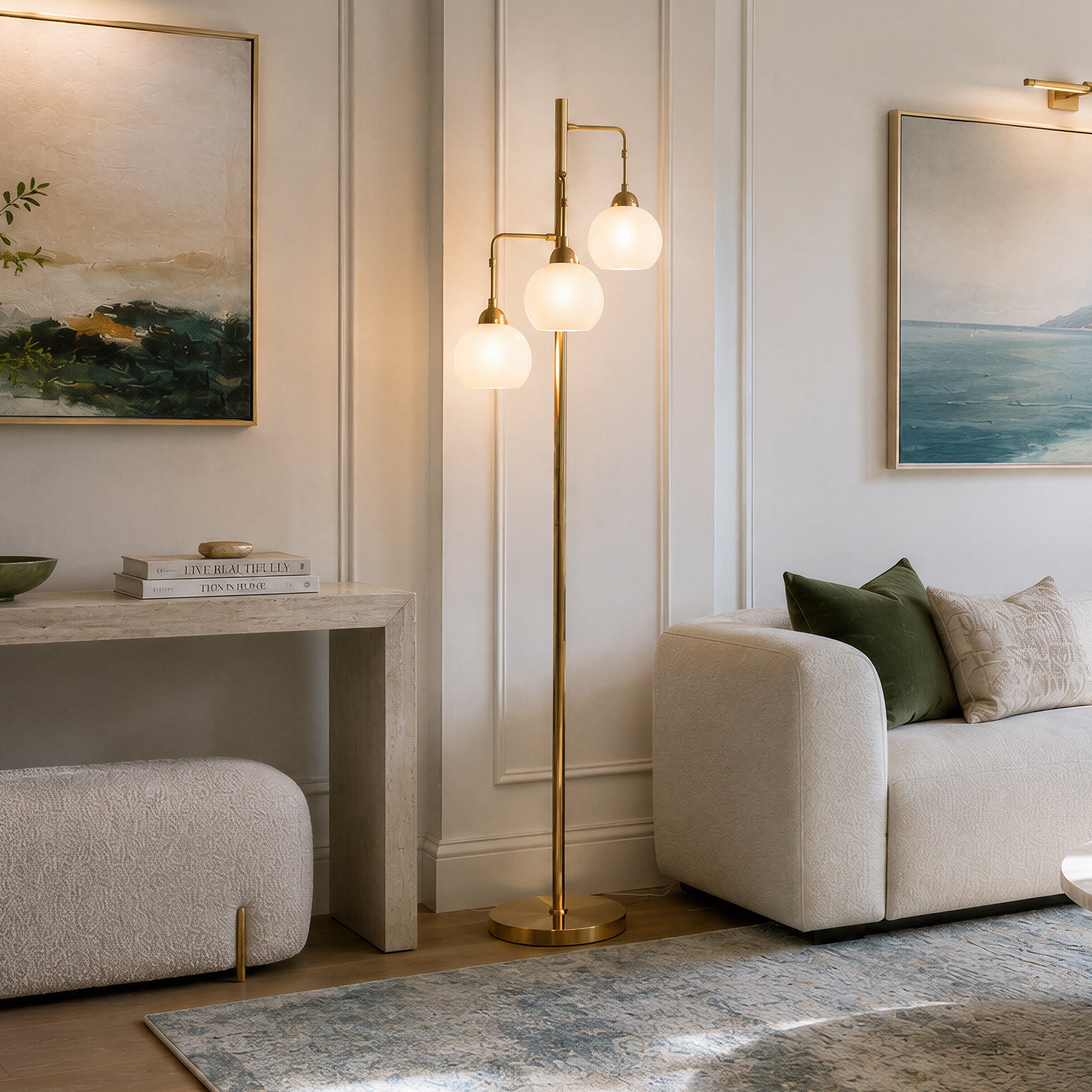 Arlette 3-Light Floor Lamp