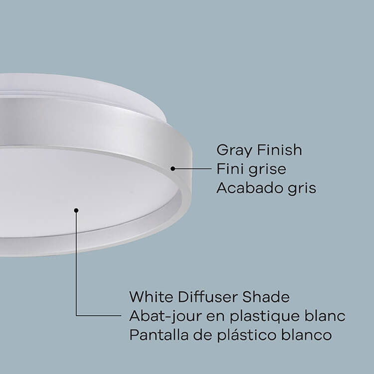 Corona LED Flushmount, block image 4.