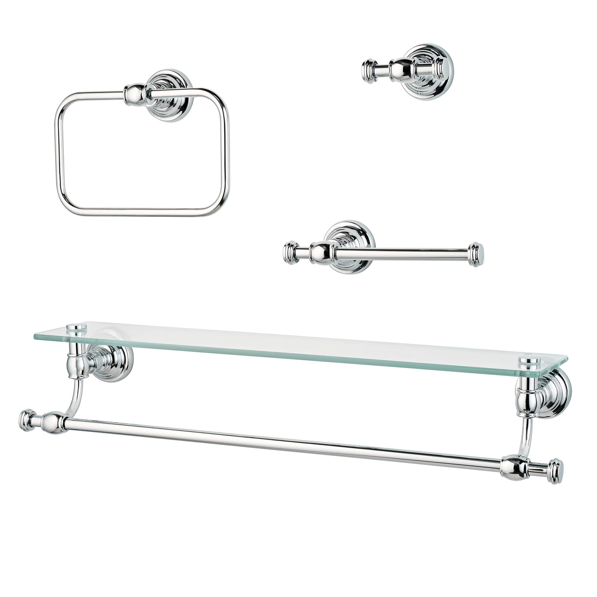 Regency 4-Pc Set Wall Hardware