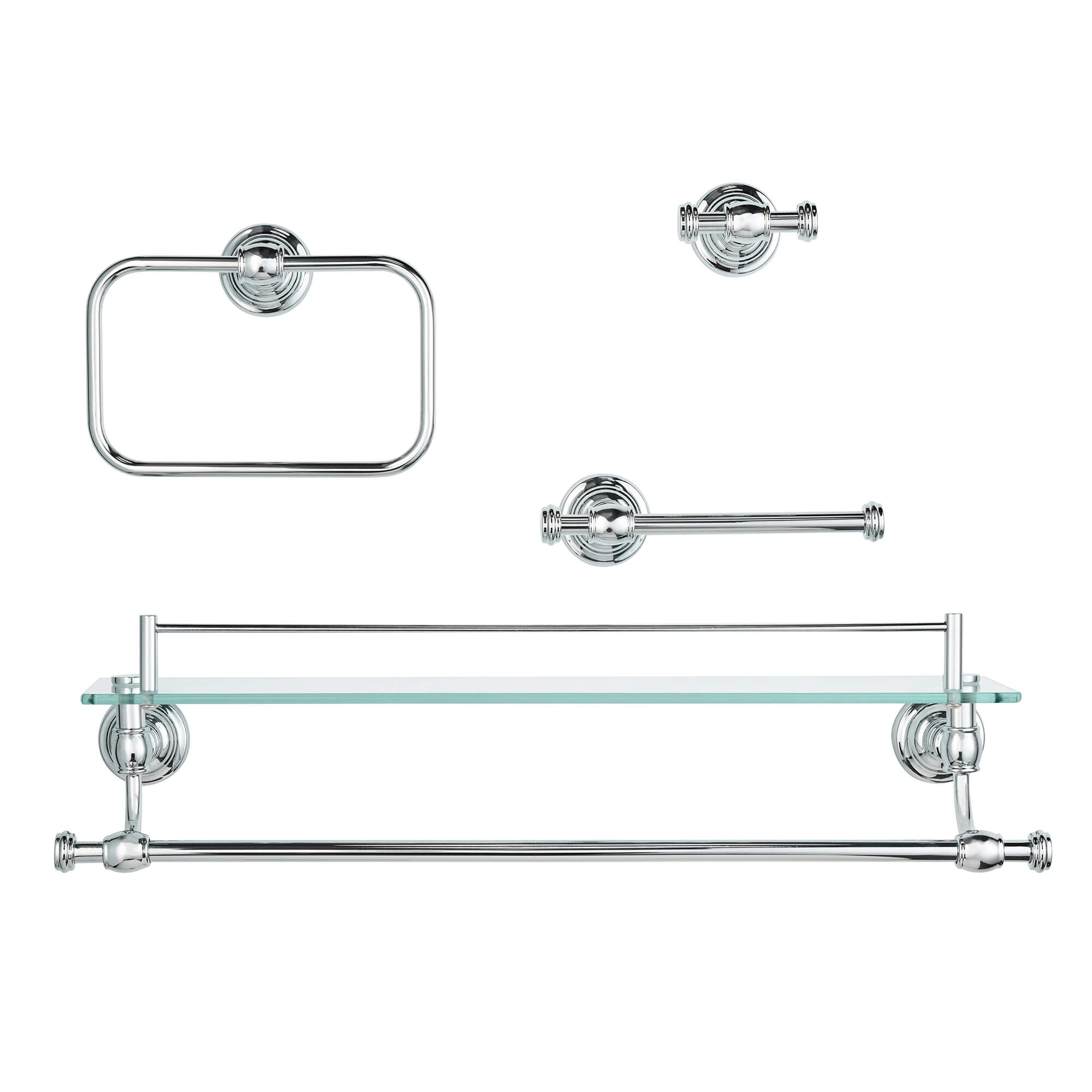 Regency 4-Pc Set Wall Hardware