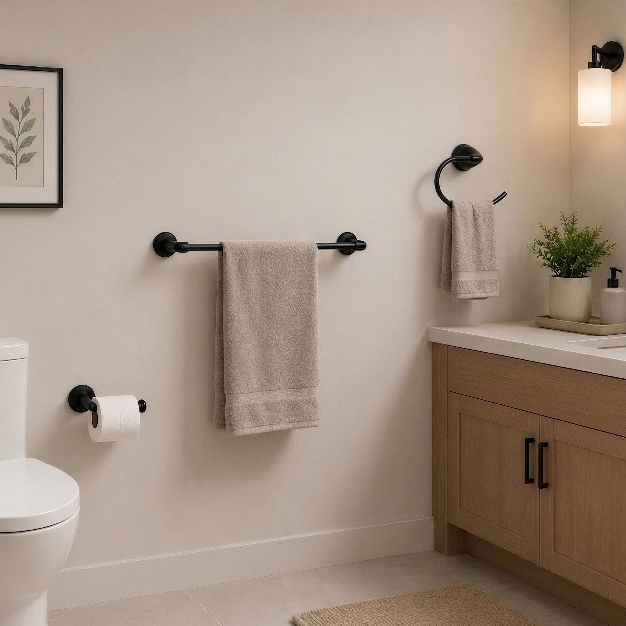 Ludwig 3-Pc Wall Hardware Set