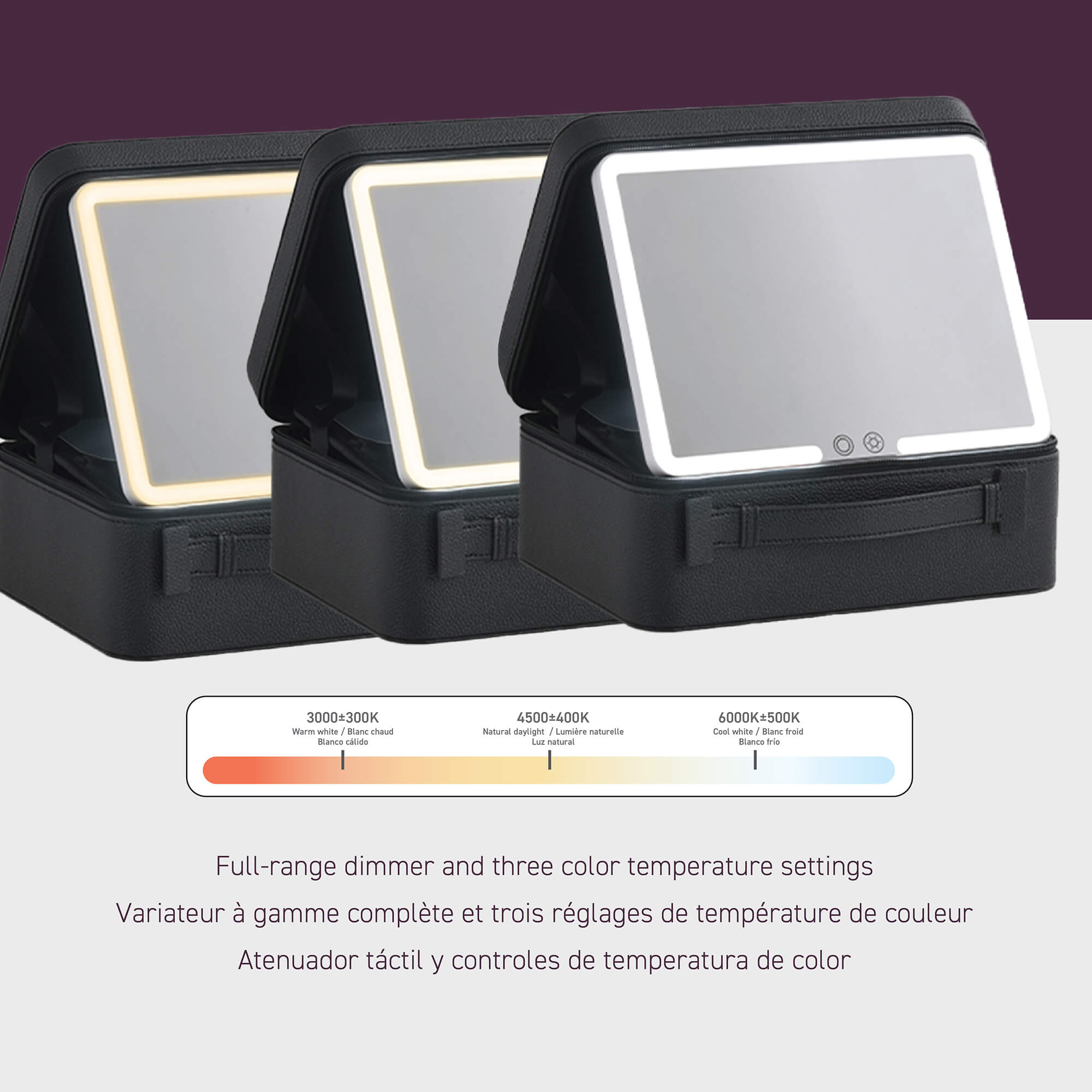 Remi Travel LED Mirror Case