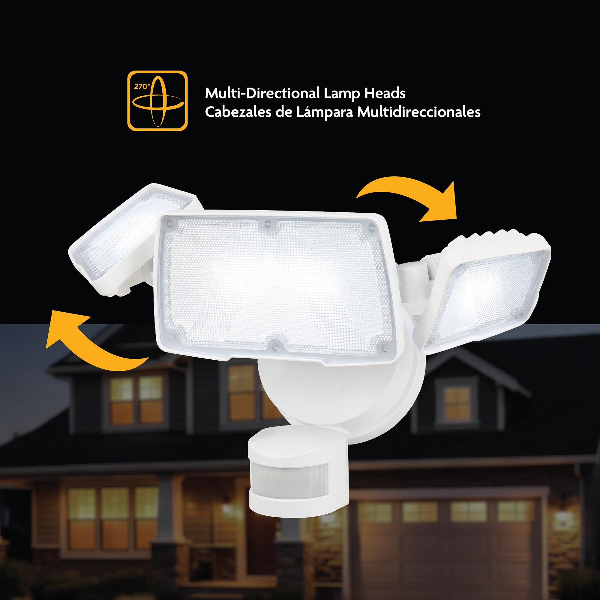 Shield LED Motion Flood Light, Attribute Detail View 2.