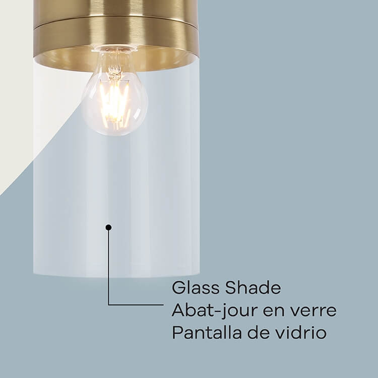 Athena Pendant in 3-Light / Gold, block image 3.
