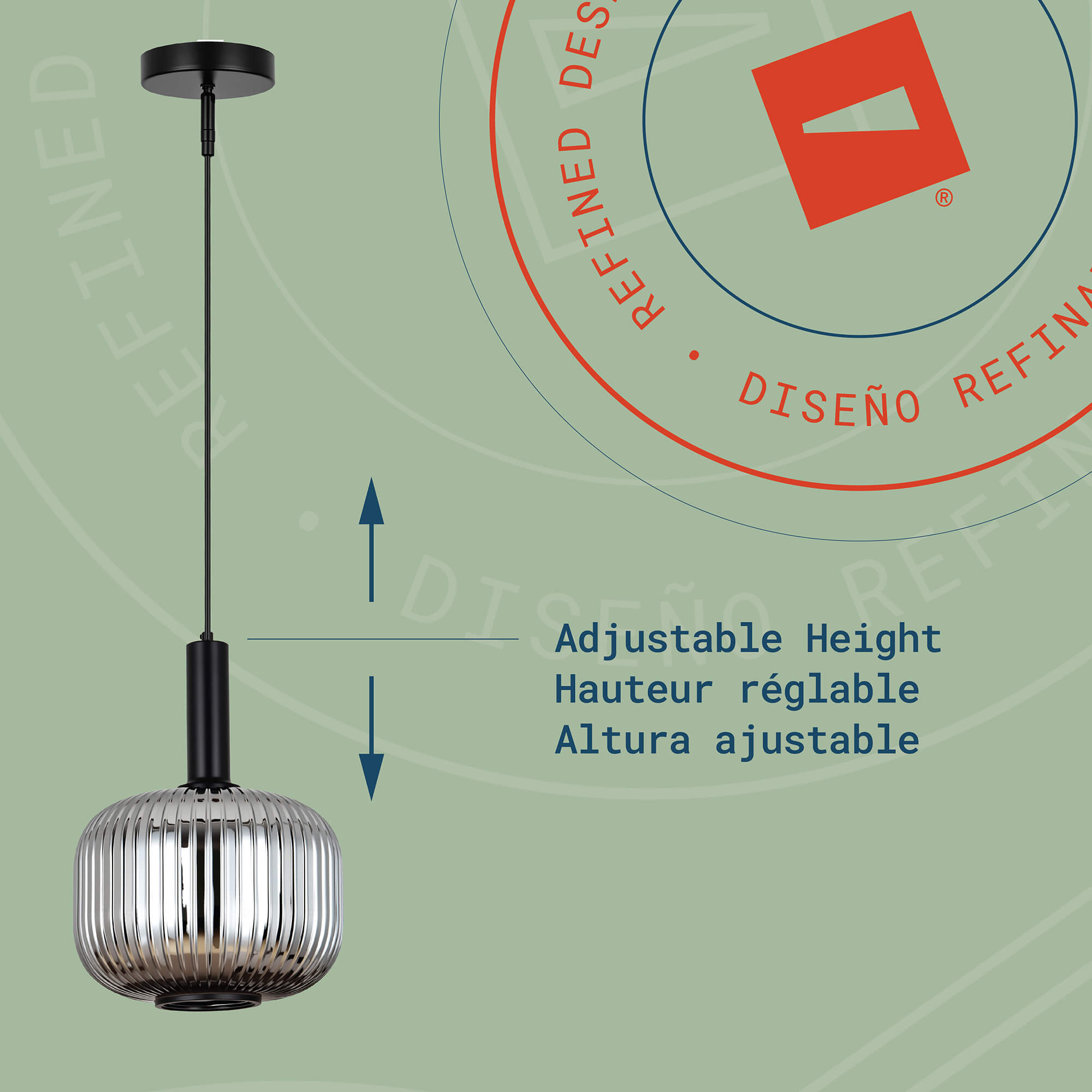 Strata 1-Light Pendant