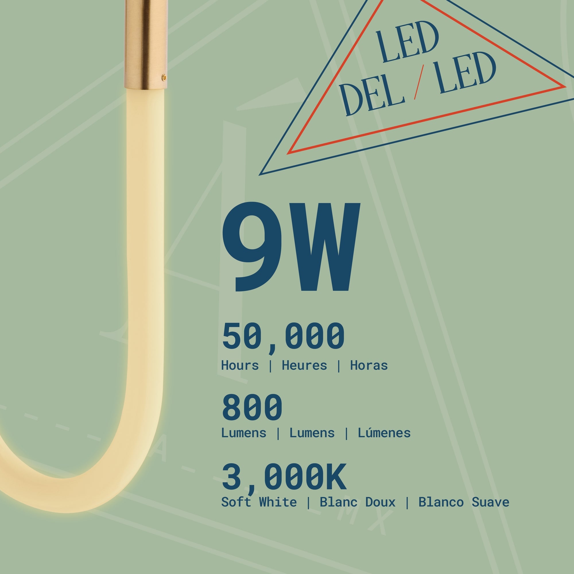 Berlin LED Pendant, Attribute Detail View 1.
