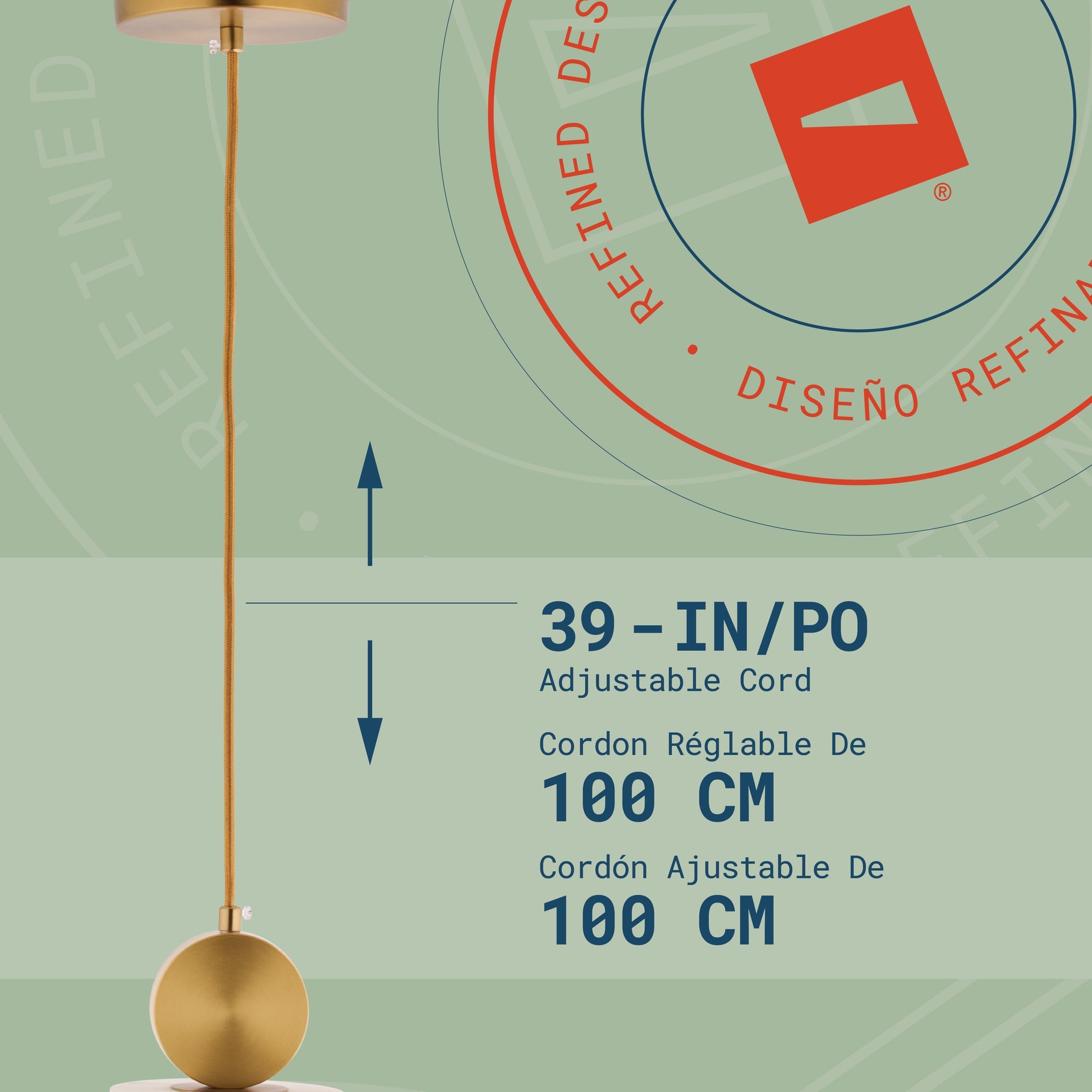 Aria 1-Light Pendant, Attribute Detail View 2.