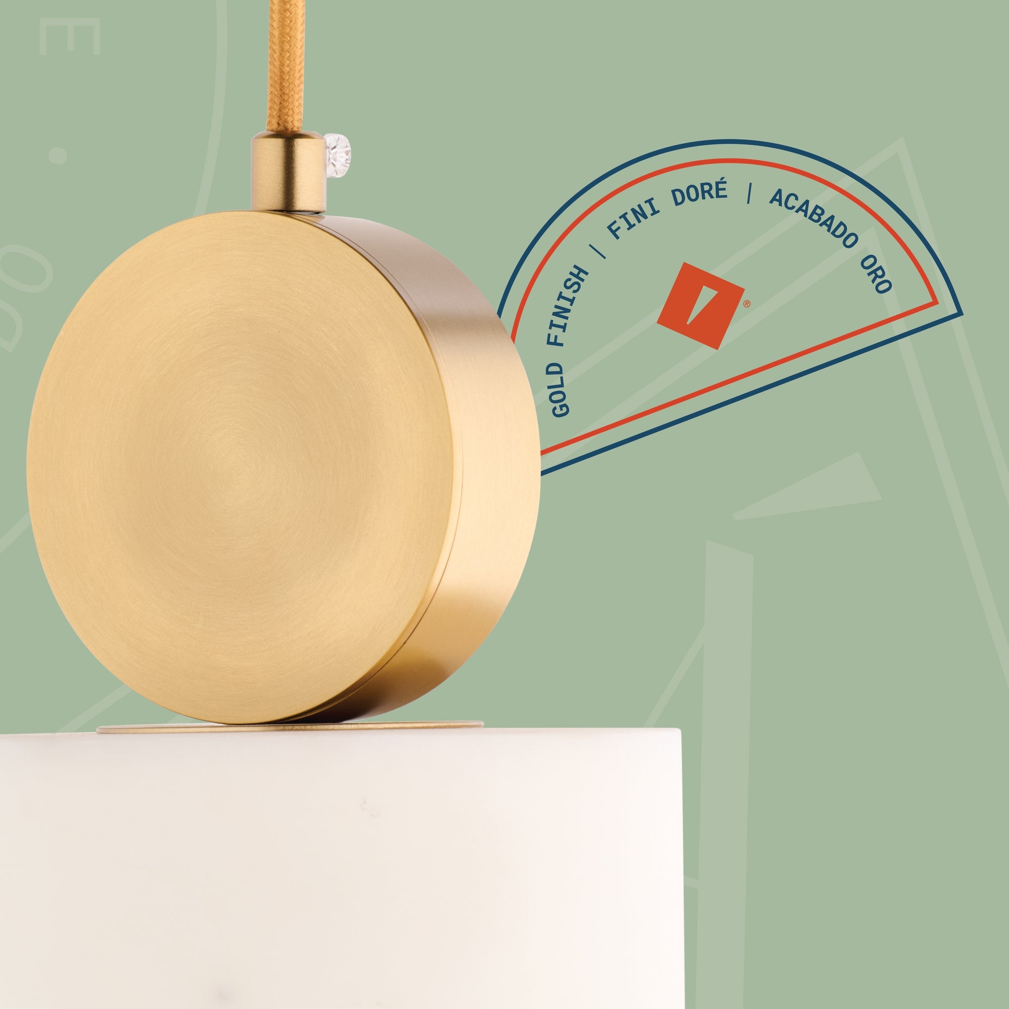 Aria 1-Light Pendant, Attribute Detail View 3.