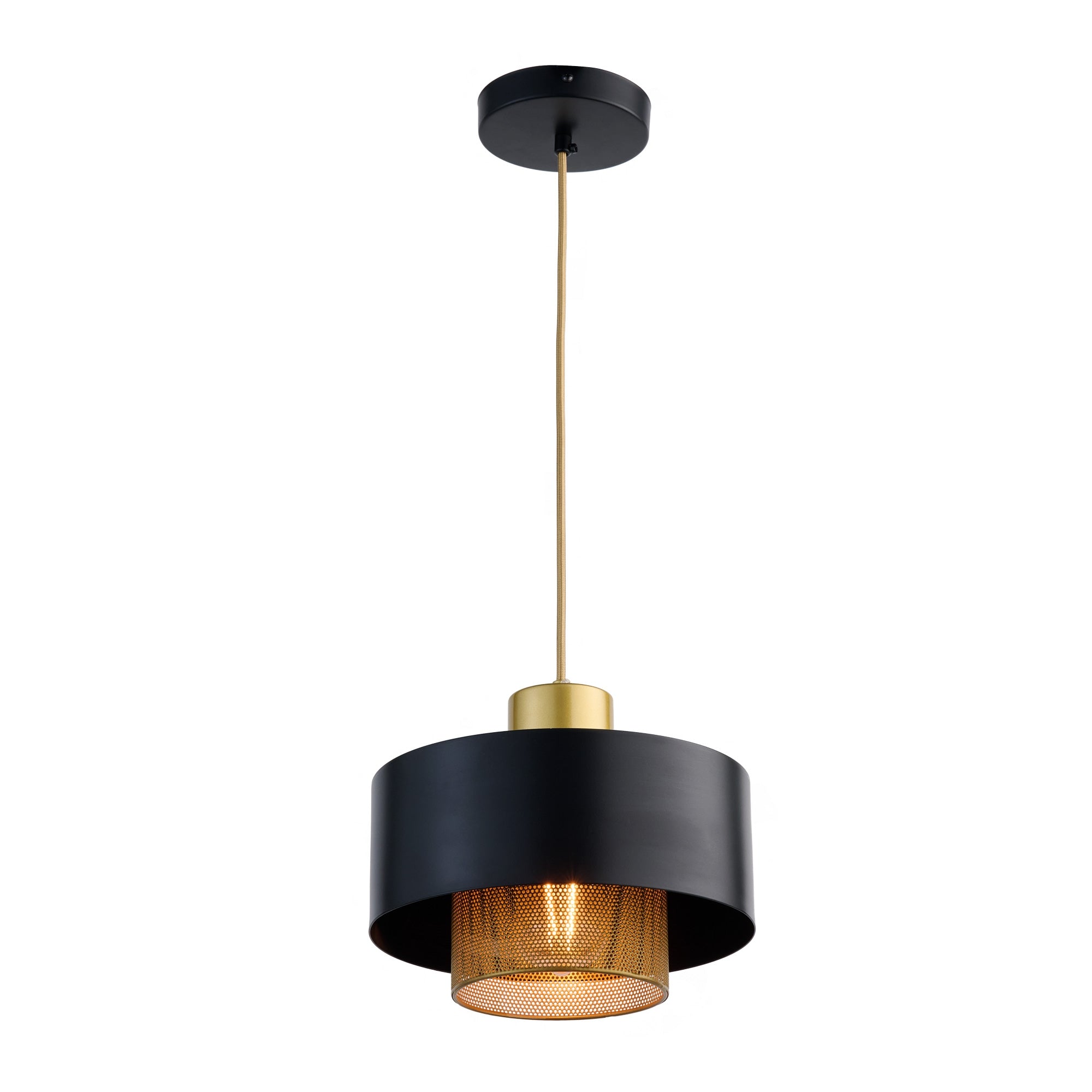 Cairo 1-Light Pendant, Three-Quarter View.