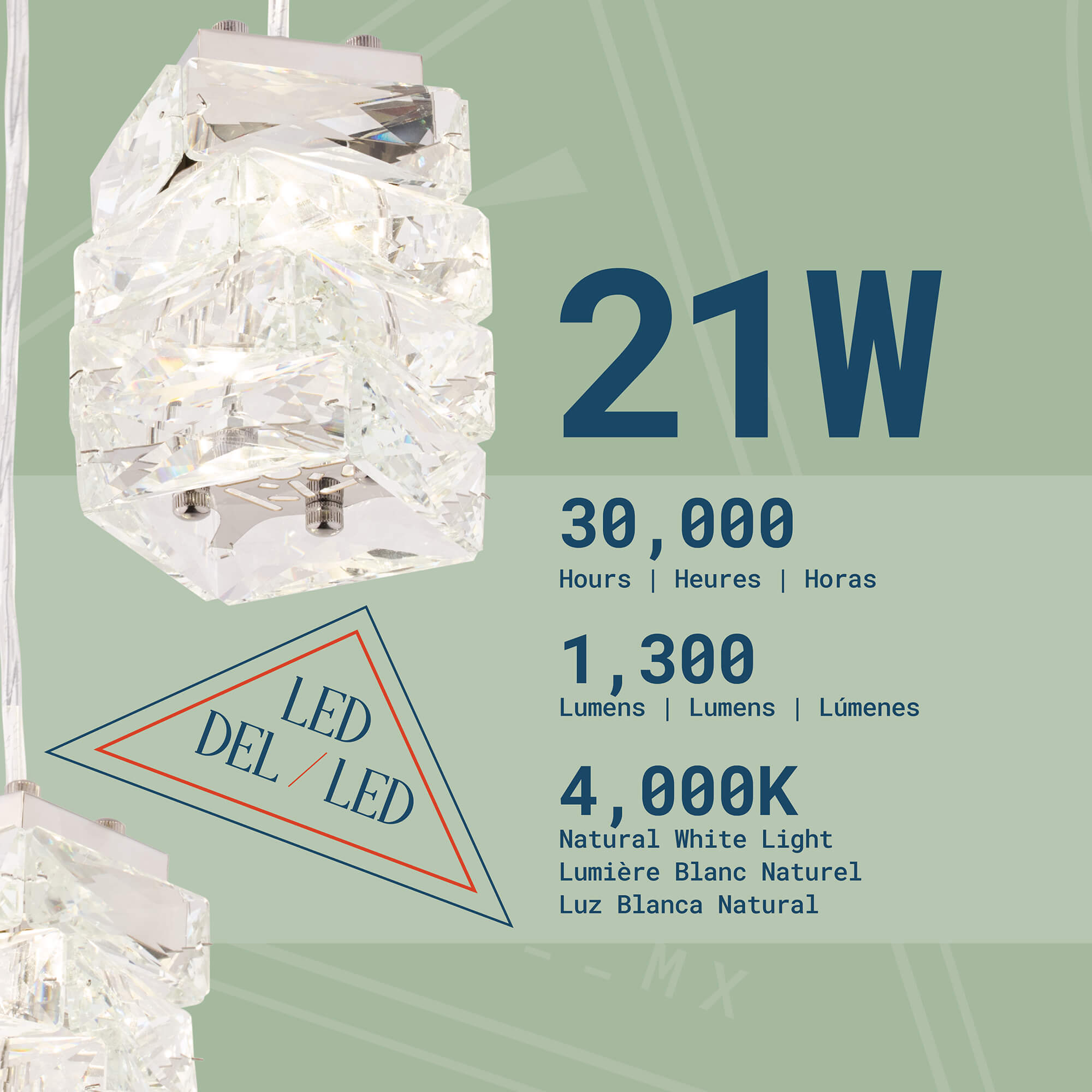 Luxor 3-Light LED Pendant