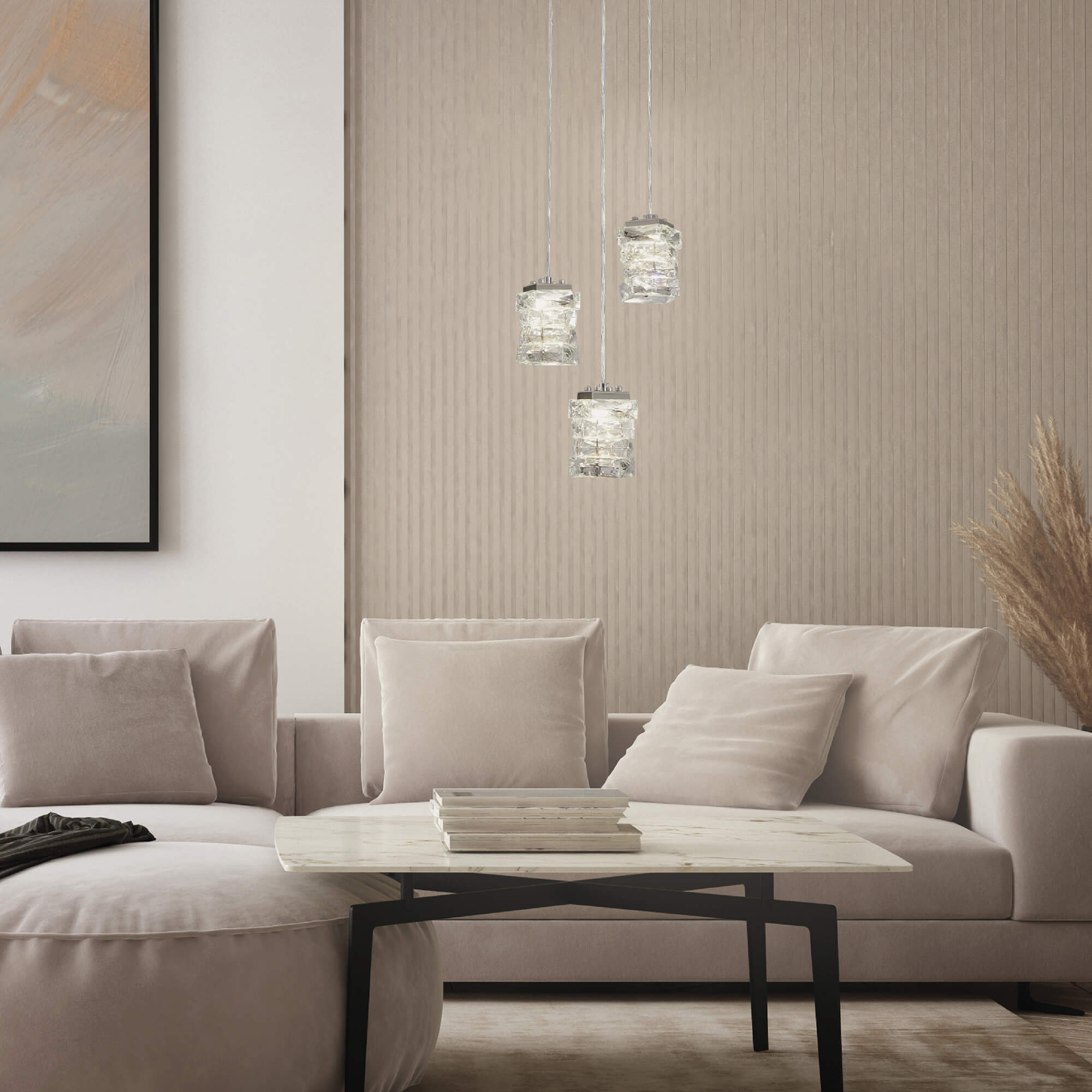 Luxor 3-Light LED Pendant