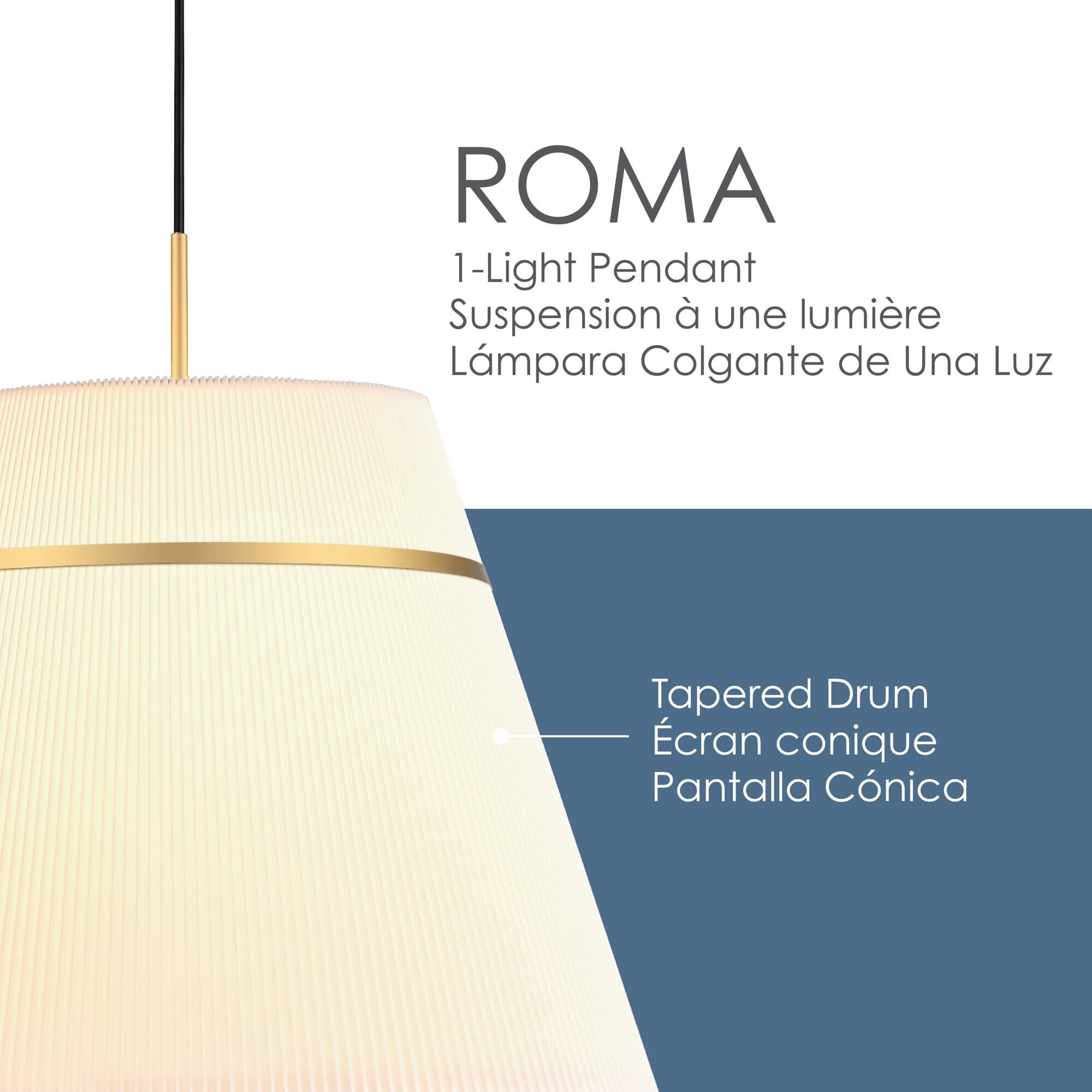 Roma 1-Light Pendant