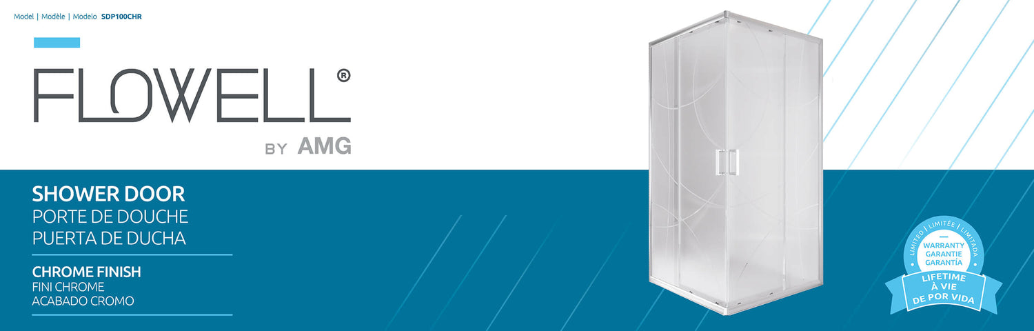Cubo Shower Door, Block Image 1.