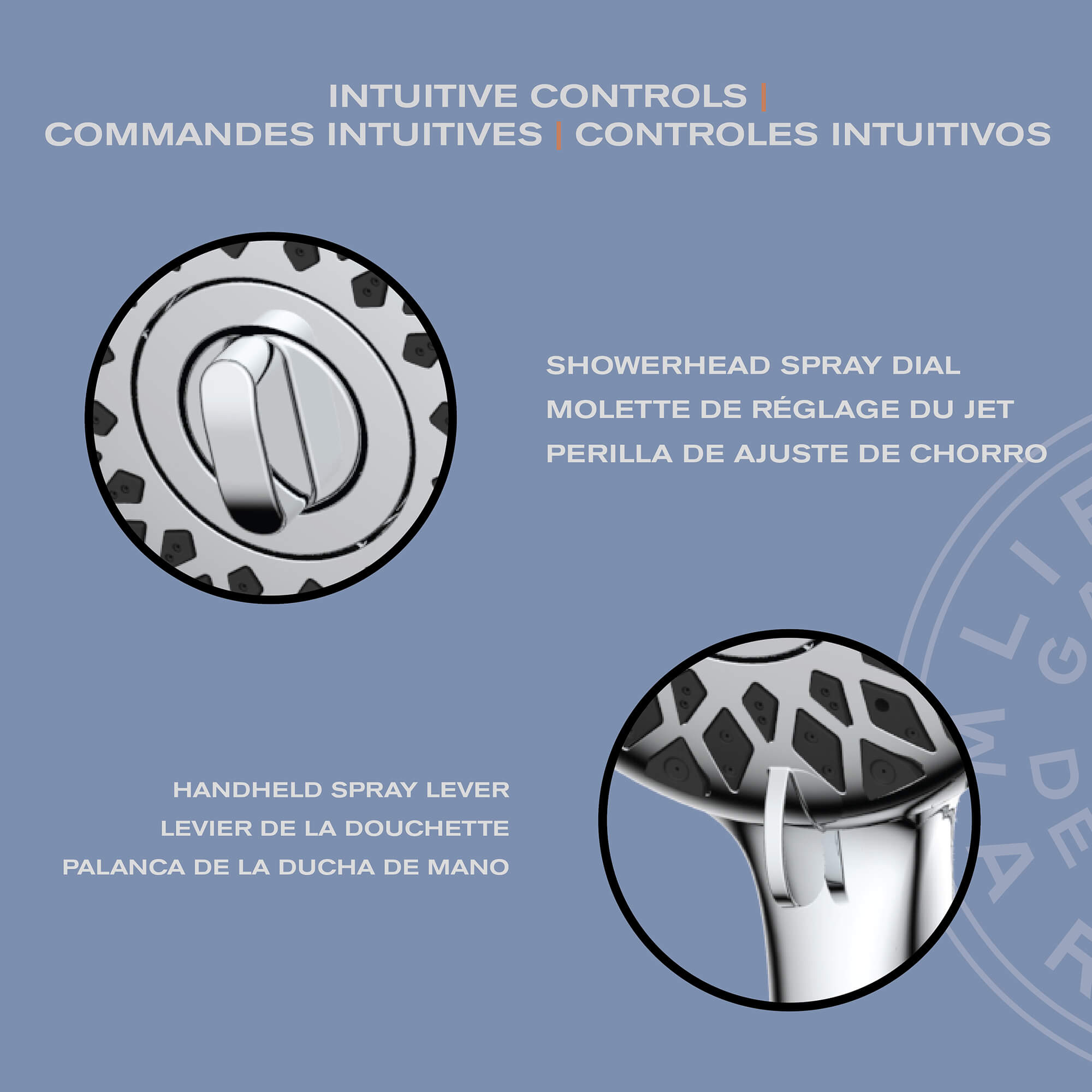 Fontana 7-Spray Dual Showerhead with Magnetic Docking