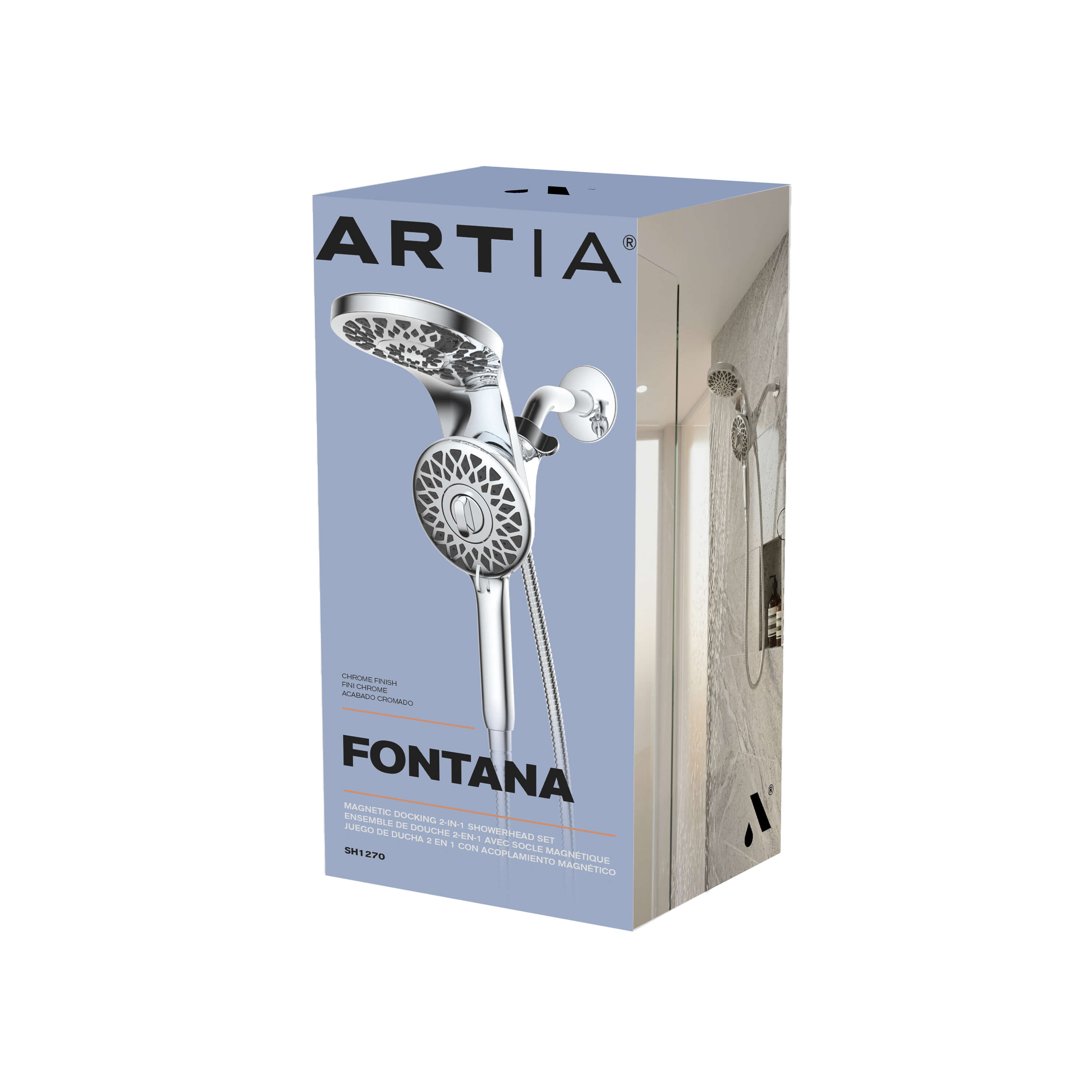 Fontana 7-Spray Dual Showerhead with Magnetic Docking