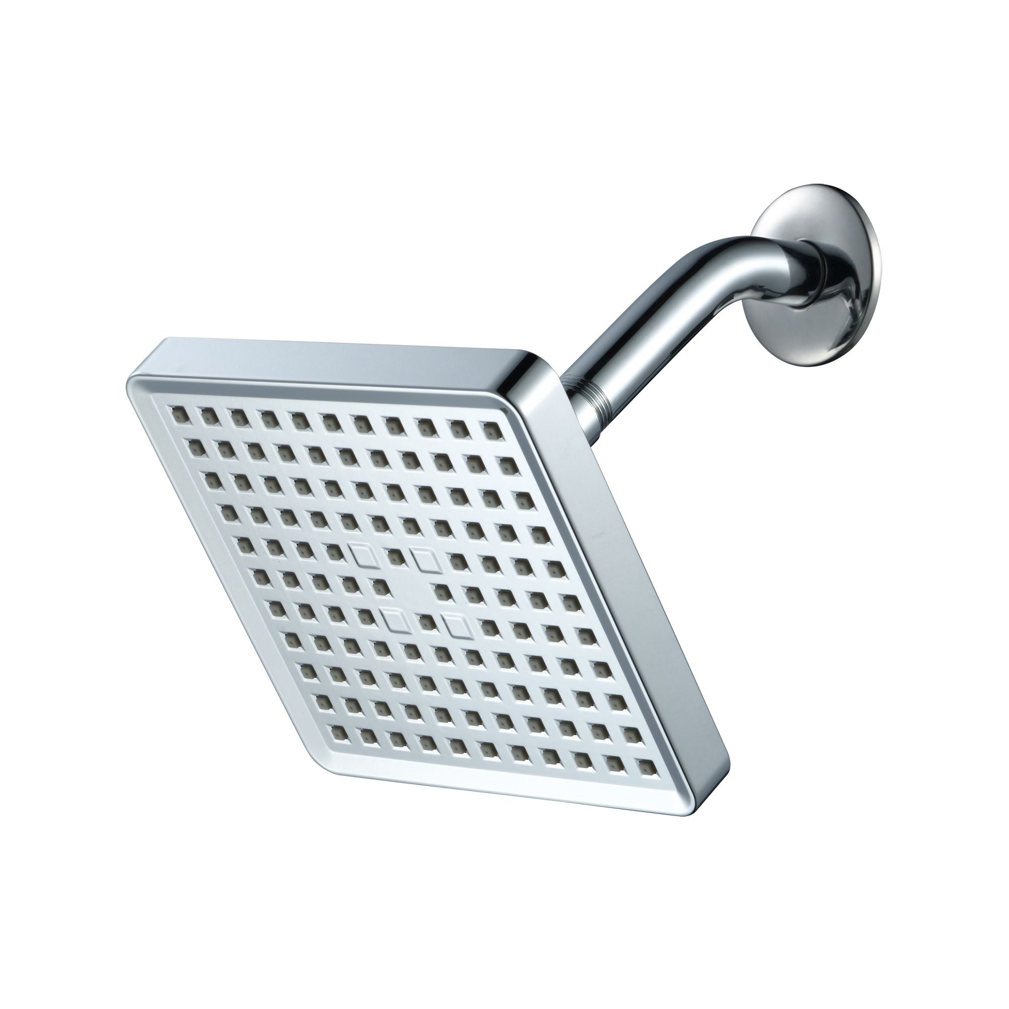 Paris 1-Spray Showerhead, Three-Quarter View.