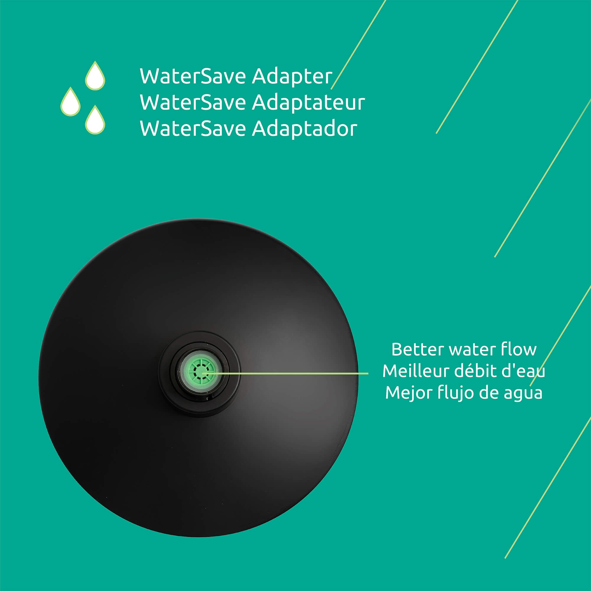 Montana 1-Spray Showerhead