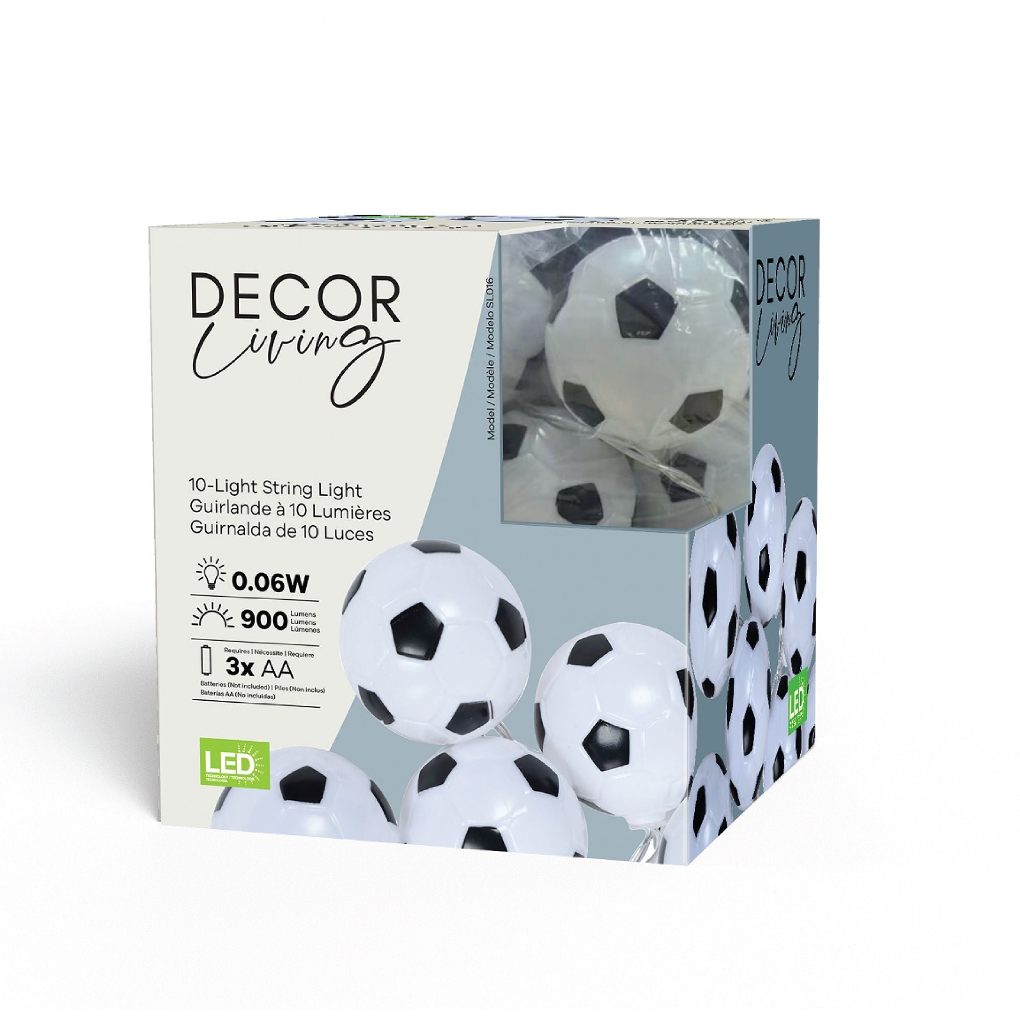 Soccer 10-Light String Light