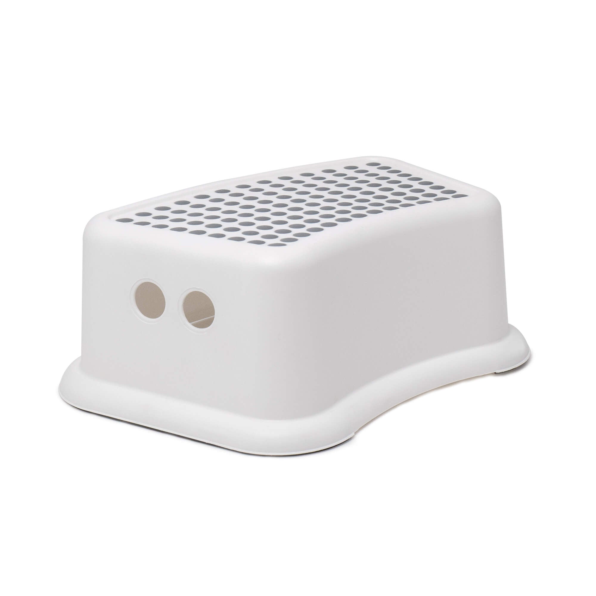 Robbie Bathroom Step Stool, Three-Quarter View.