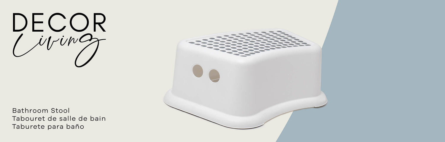 Robbie Bathroom Step Stool, Block Image 1.