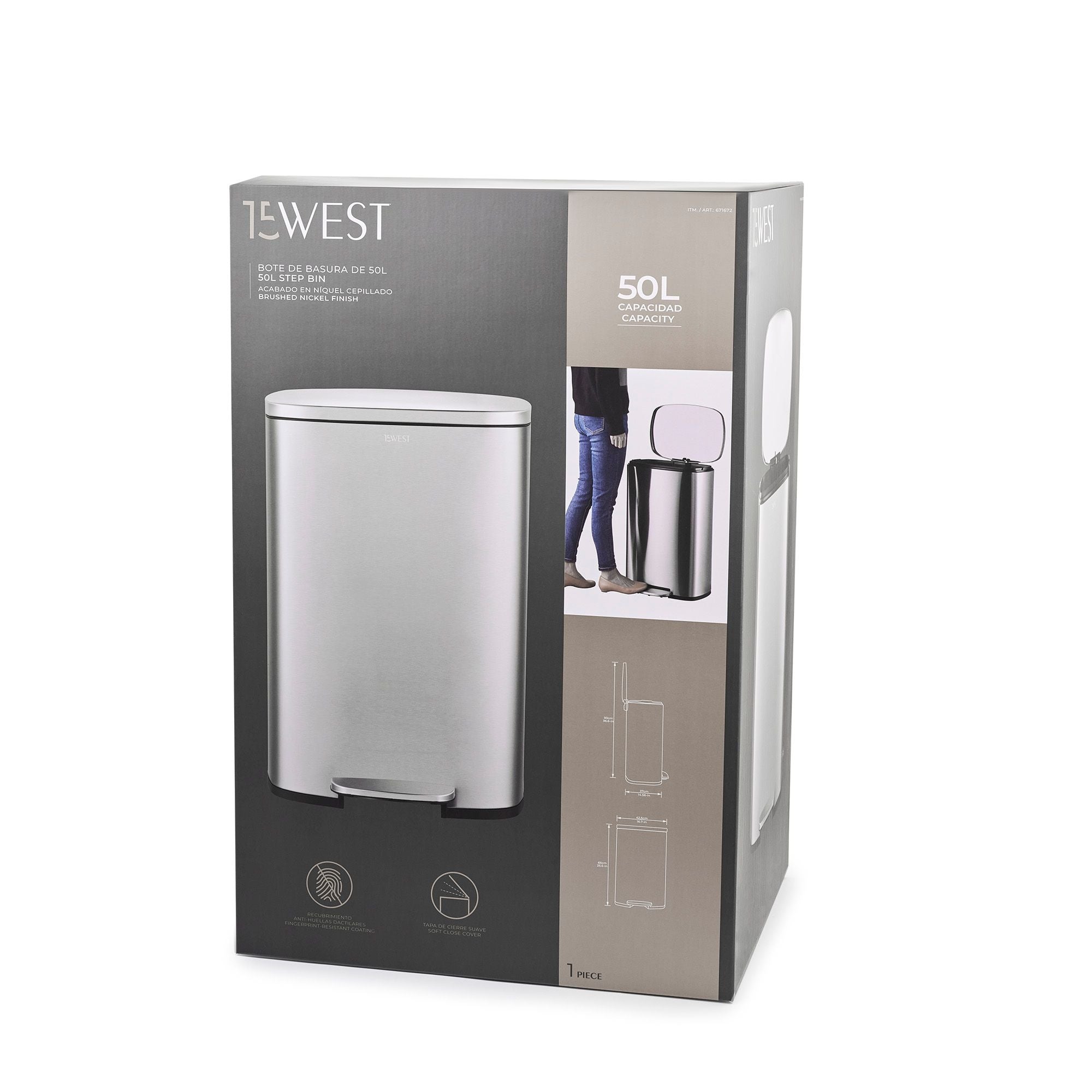 Dorbie 50L Waste Bin