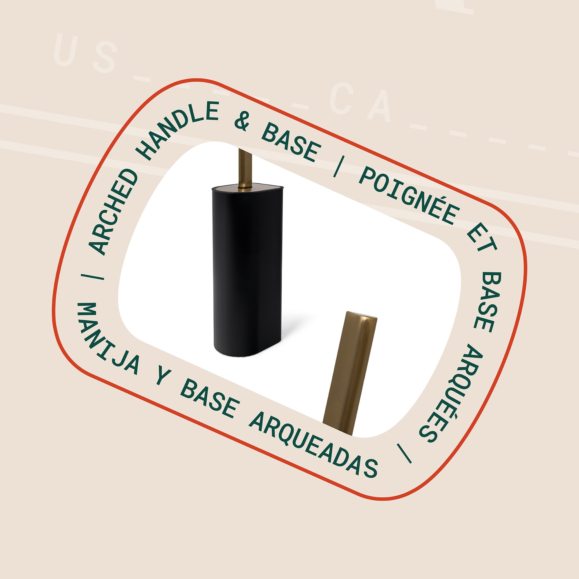Carrava Arched Tollet Brush