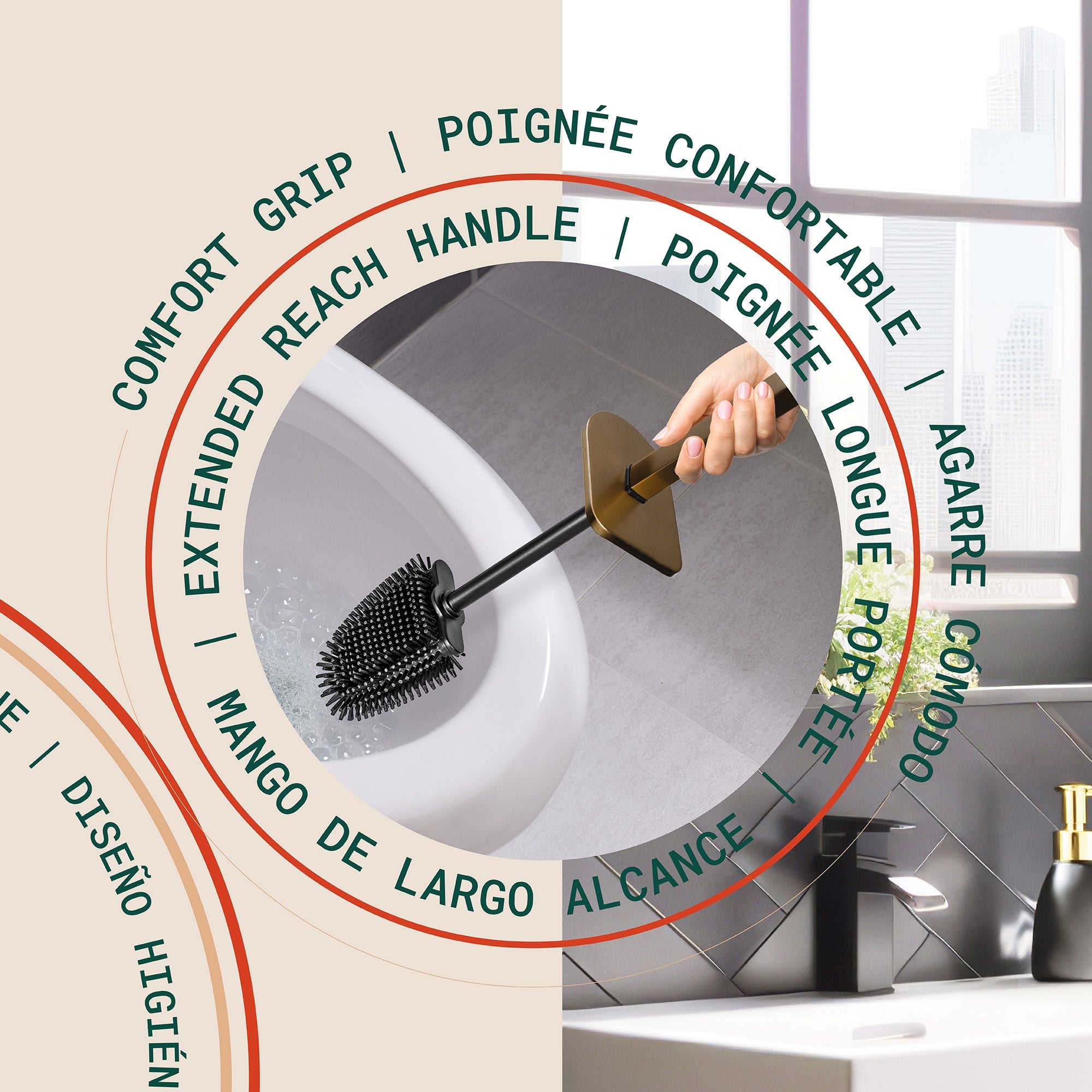 Carrava Arched Tollet Brush