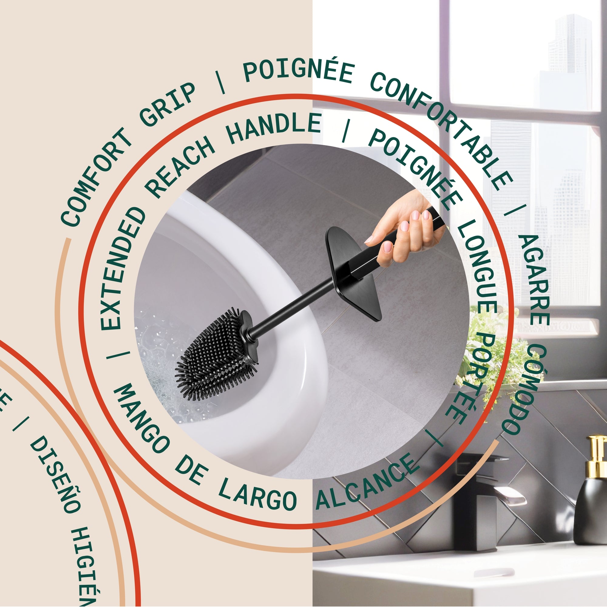 Carrava Arched Tollet Brush